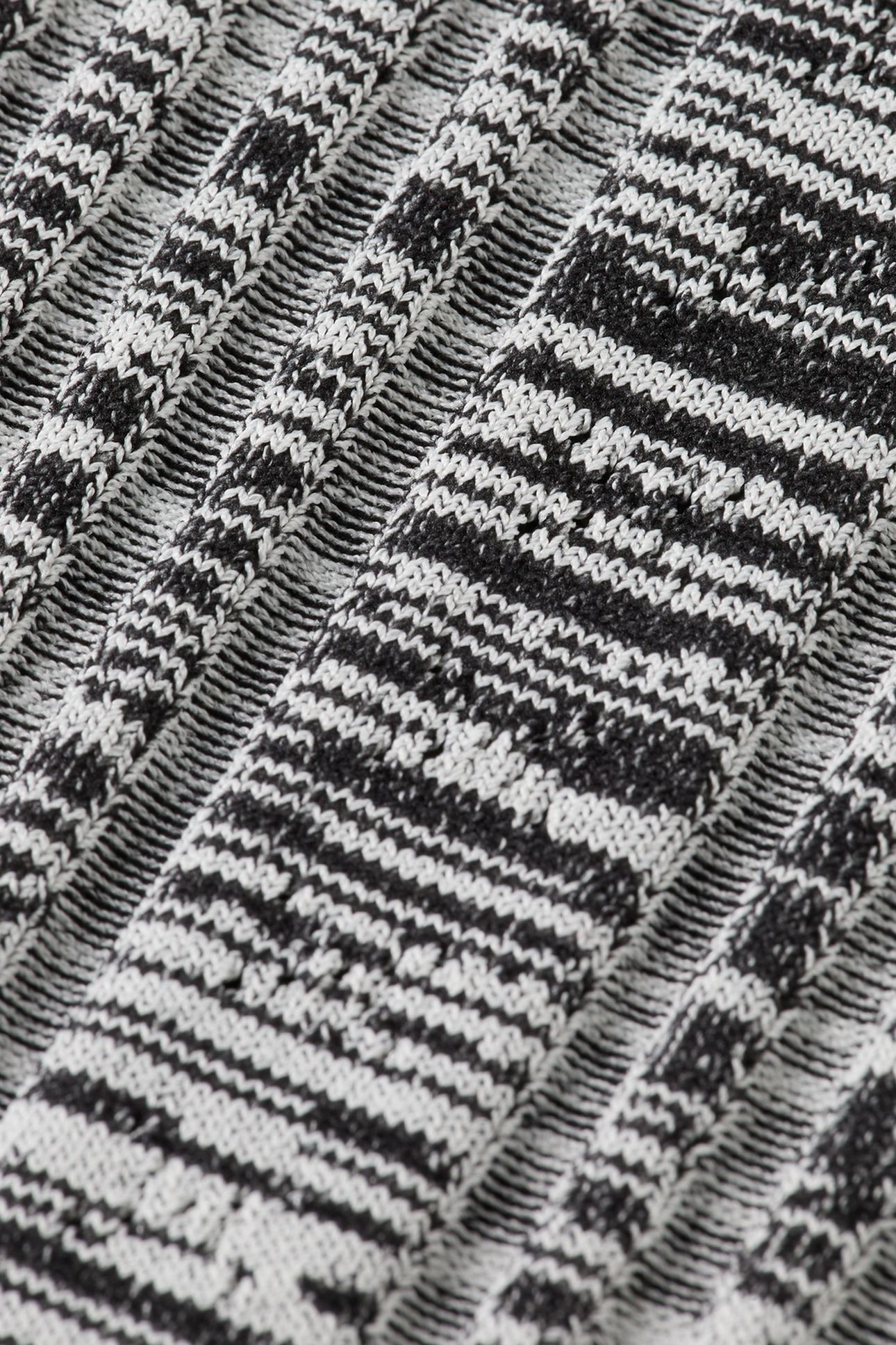 RIBBED KNITTED PULLOVER BLACK 6