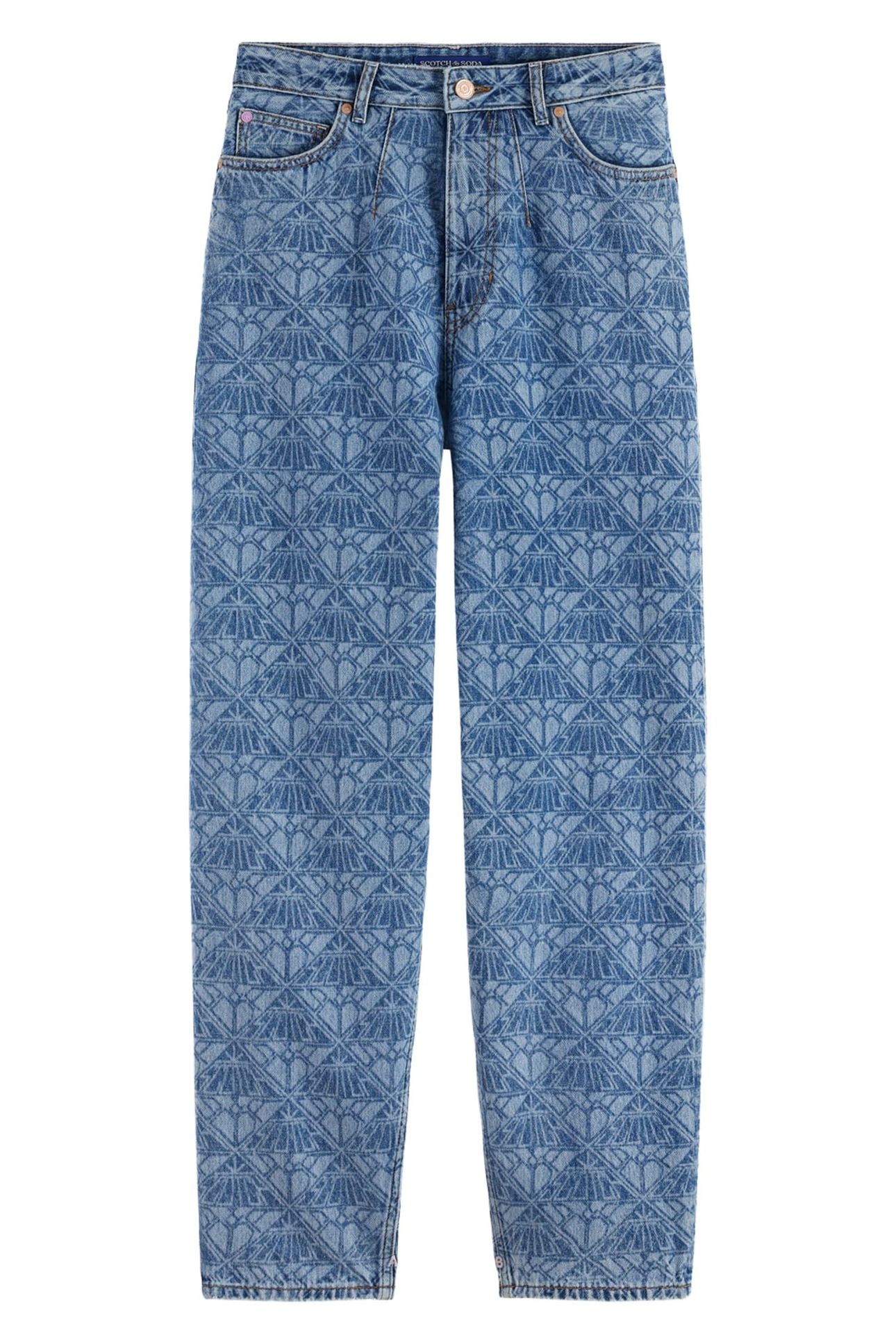 THE TIDE BALLOON JEANS WITH LONGER INSEAM MONOGRAM 1