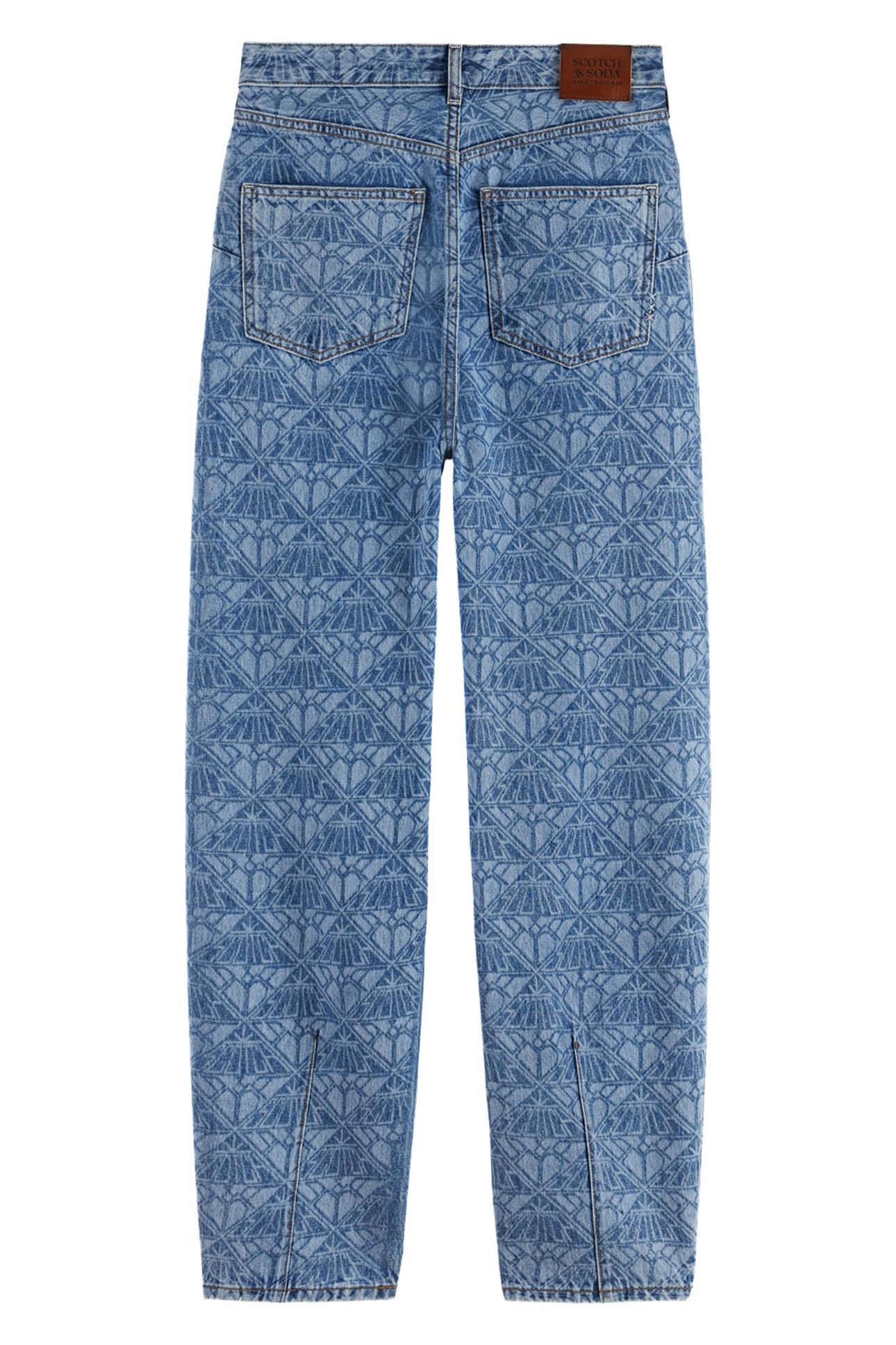 THE TIDE BALLOON JEANS WITH LONGER INSEAM MONOGRAM 2