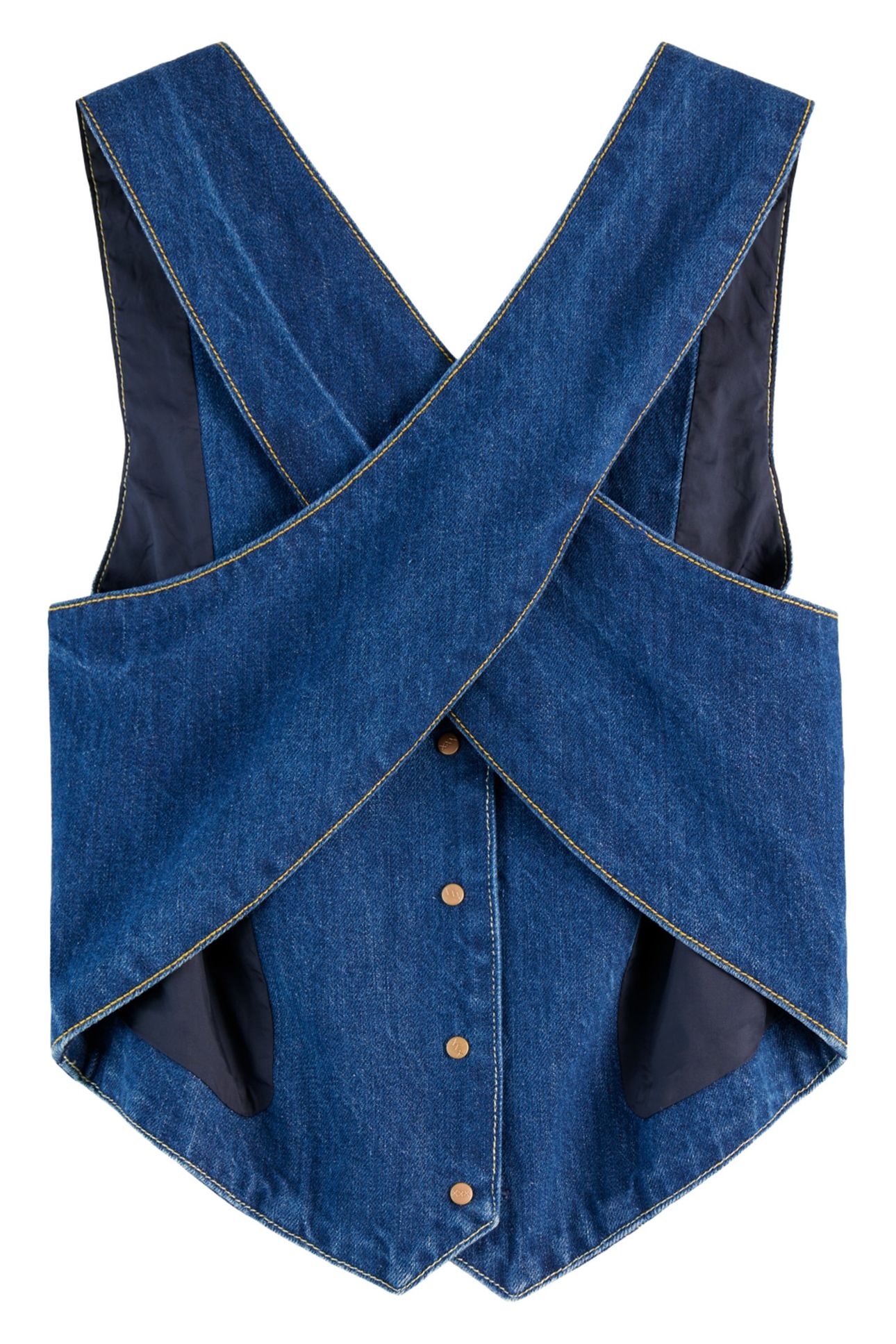 FITTED DENIM WAISTCOAT CITY FRESH 2