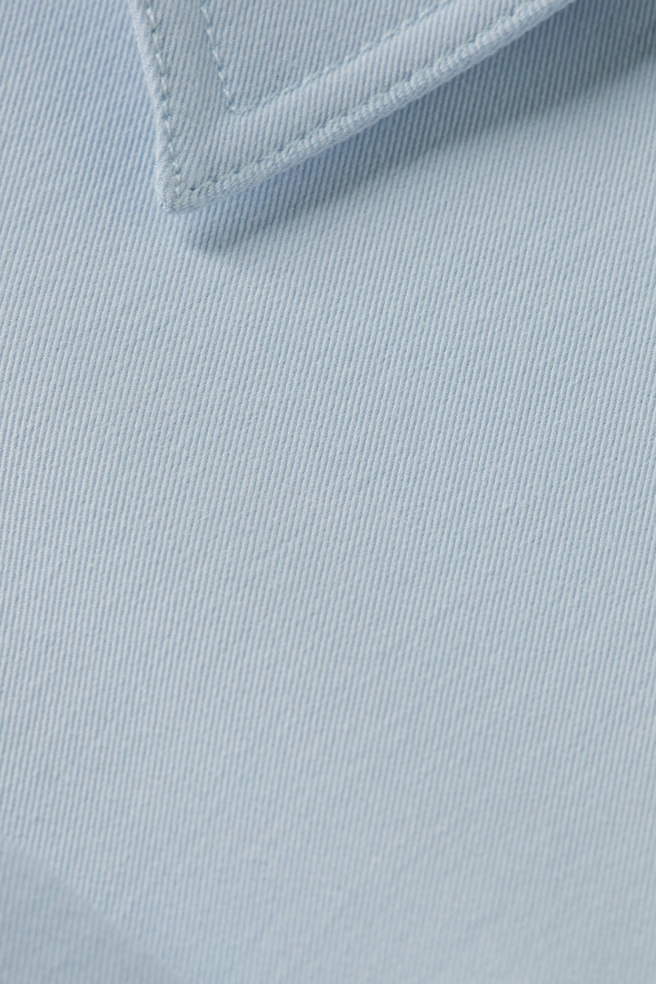 FITTED SHORT SLEEVE SHIRT SHIRTING BLUE 8