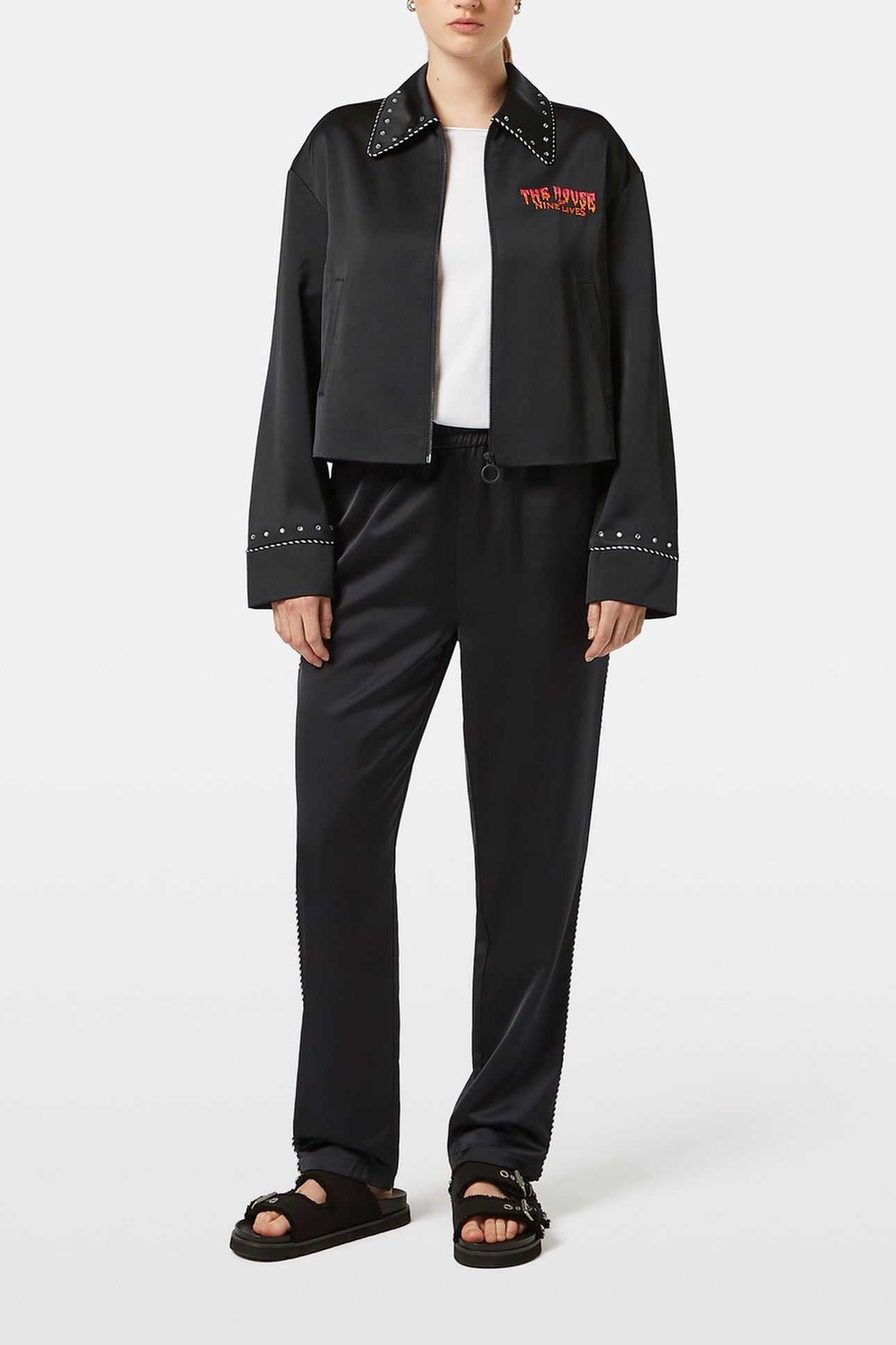 SOUVENIR EMBROIDERY JACKET BLACK 1