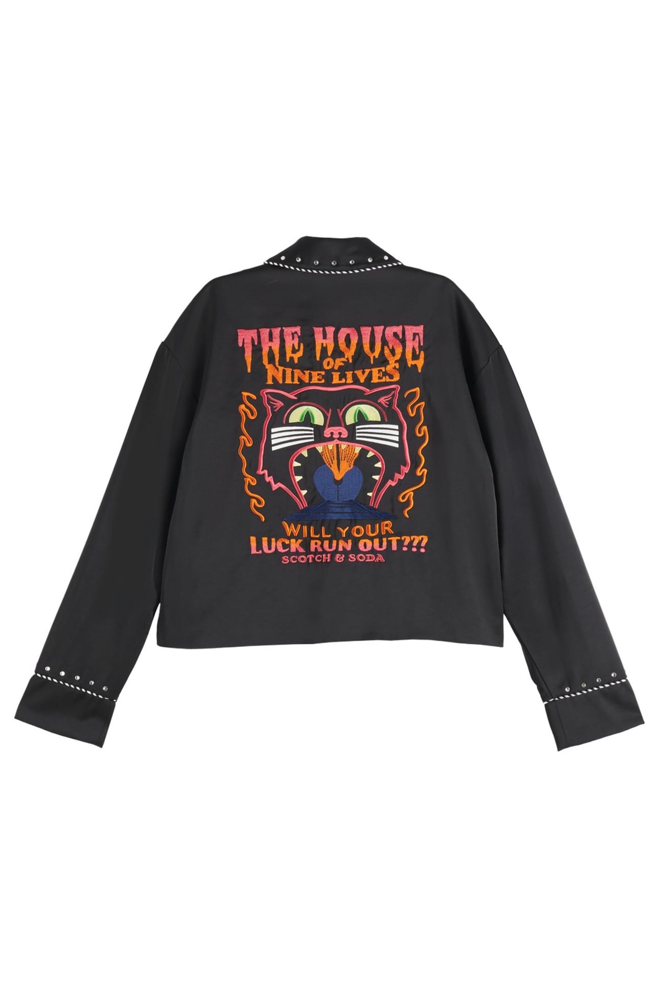 SOUVENIR EMBROIDERY JACKET BLACK 5