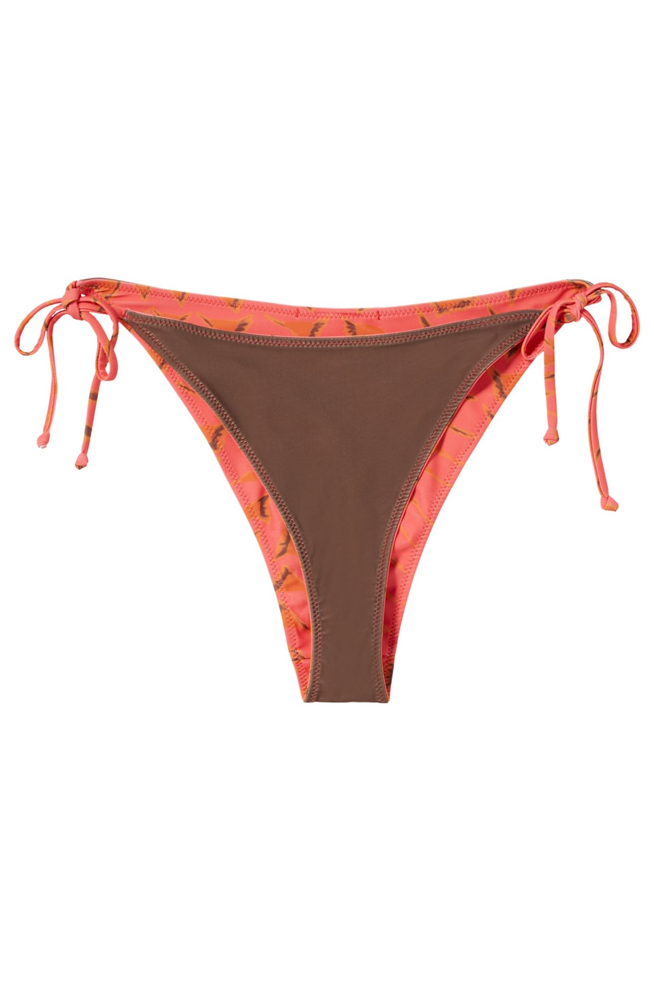 REVERSIBLE PRINTED BIKINI BOTTOM HOUSE OF MIRRORS PINK 5