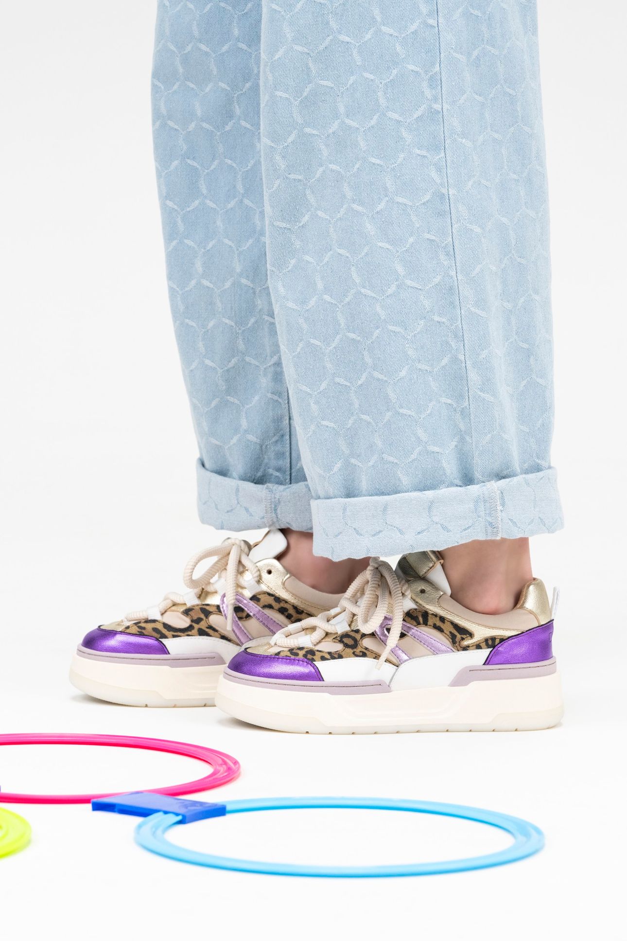 WALTON LEOPARD SAND / PURPLE 3