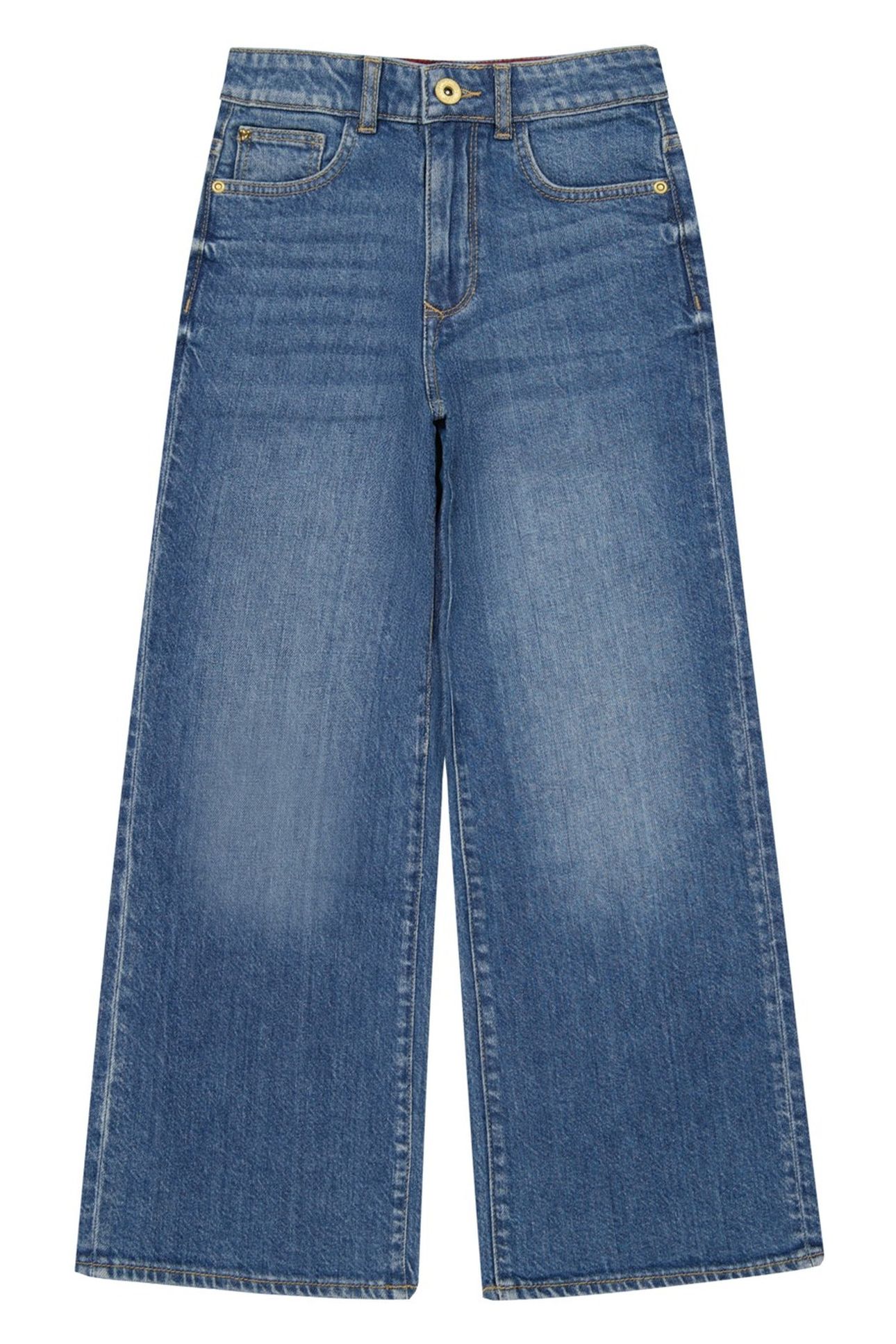 GIRLS CHERRY JEANS MID BLUE WASH 1