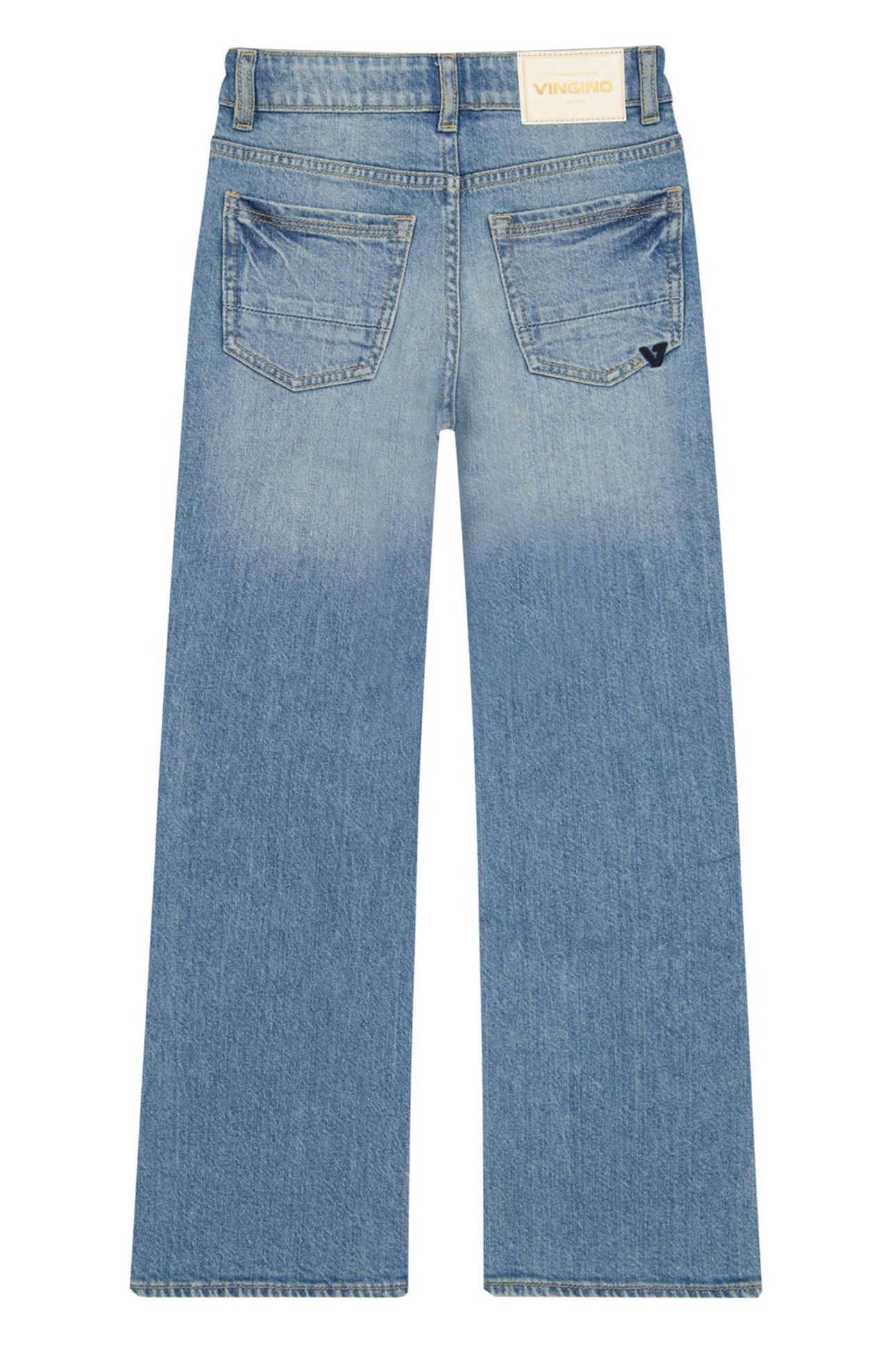 GIRLS COCO JEANS MID BLUE WASH 2