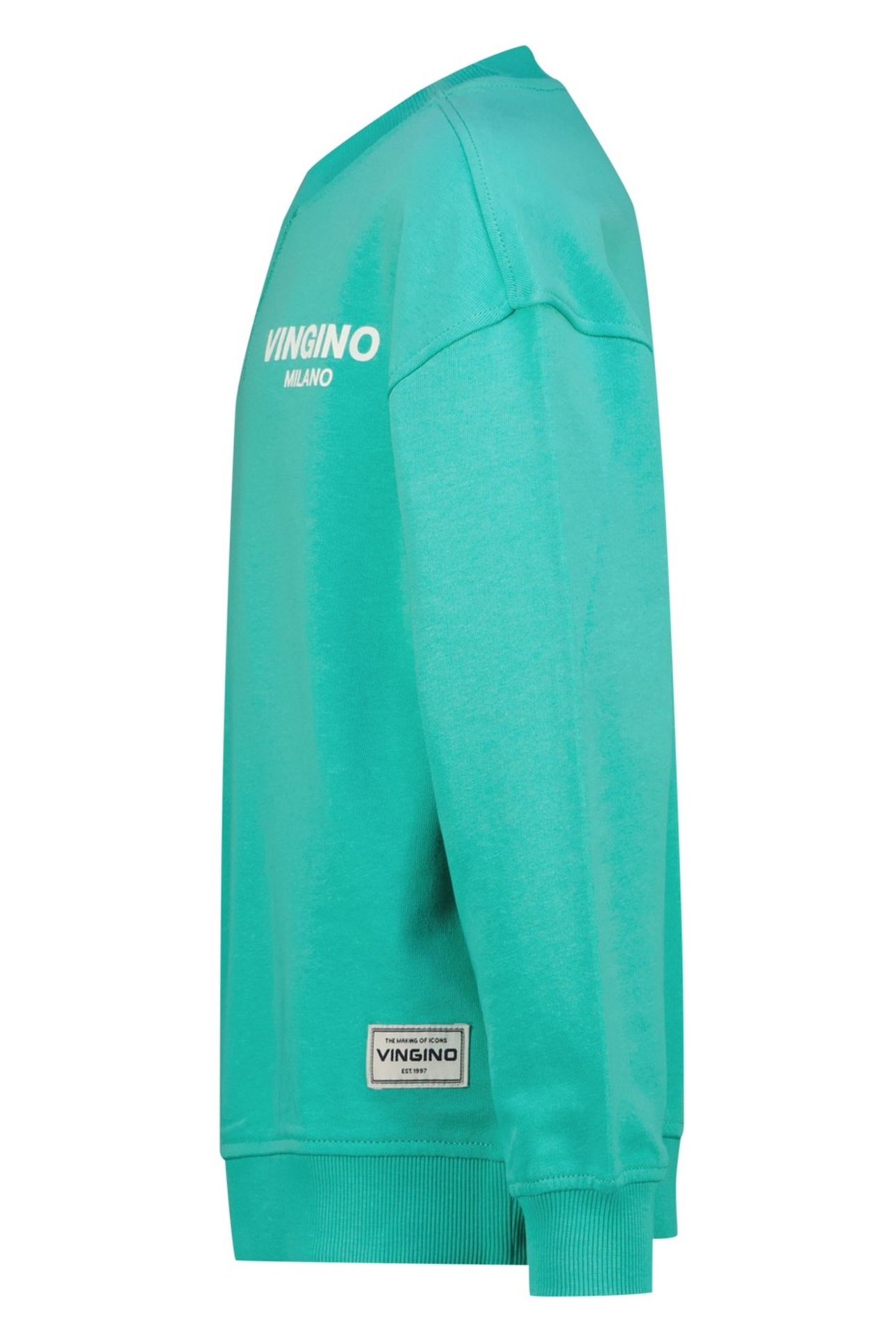 BOYS CREWNECK BASIC SWEATER FEARLESS TURQUOISE 3