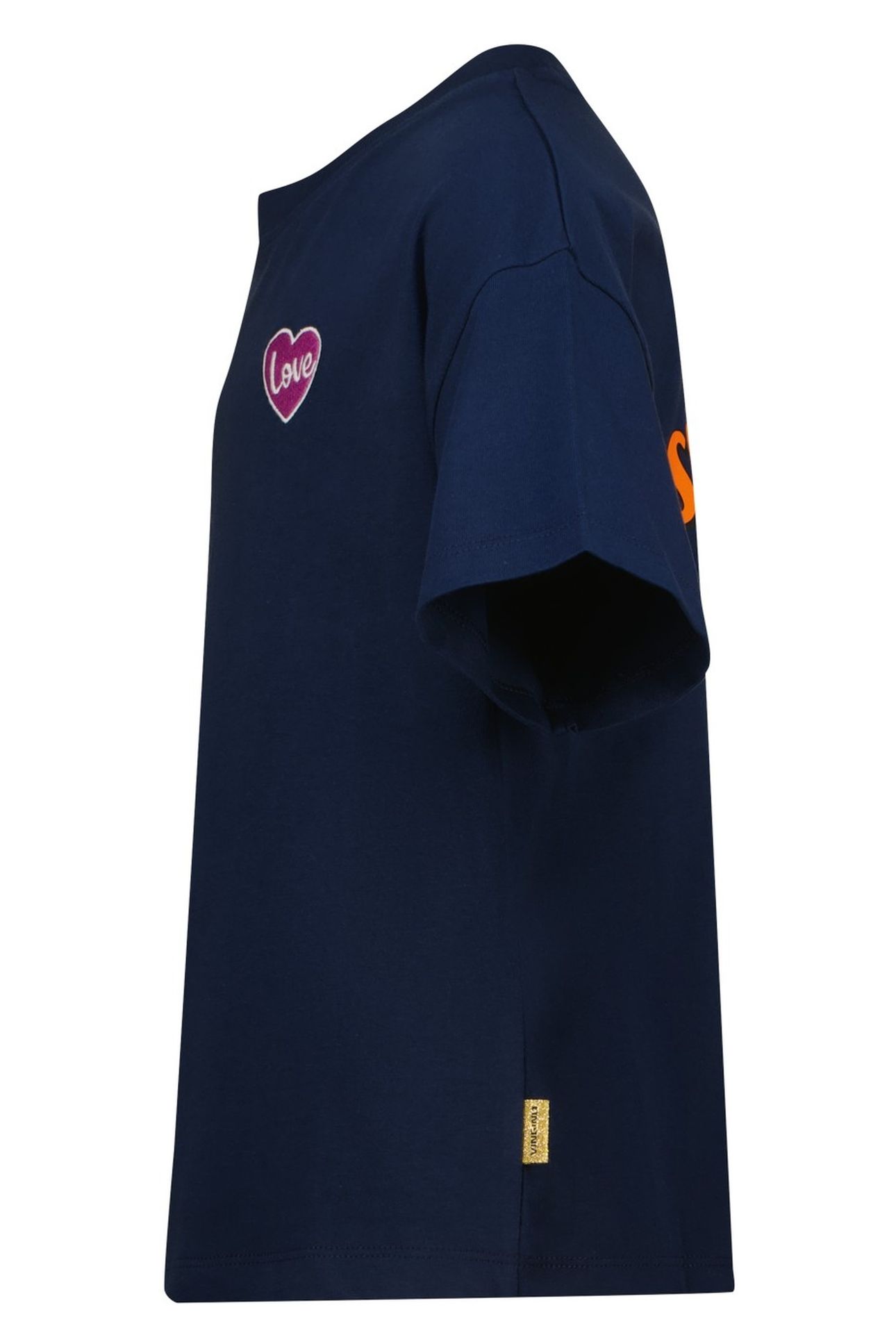 GIRLS HANNEMARE T-SHIRT DARK BLUE 3