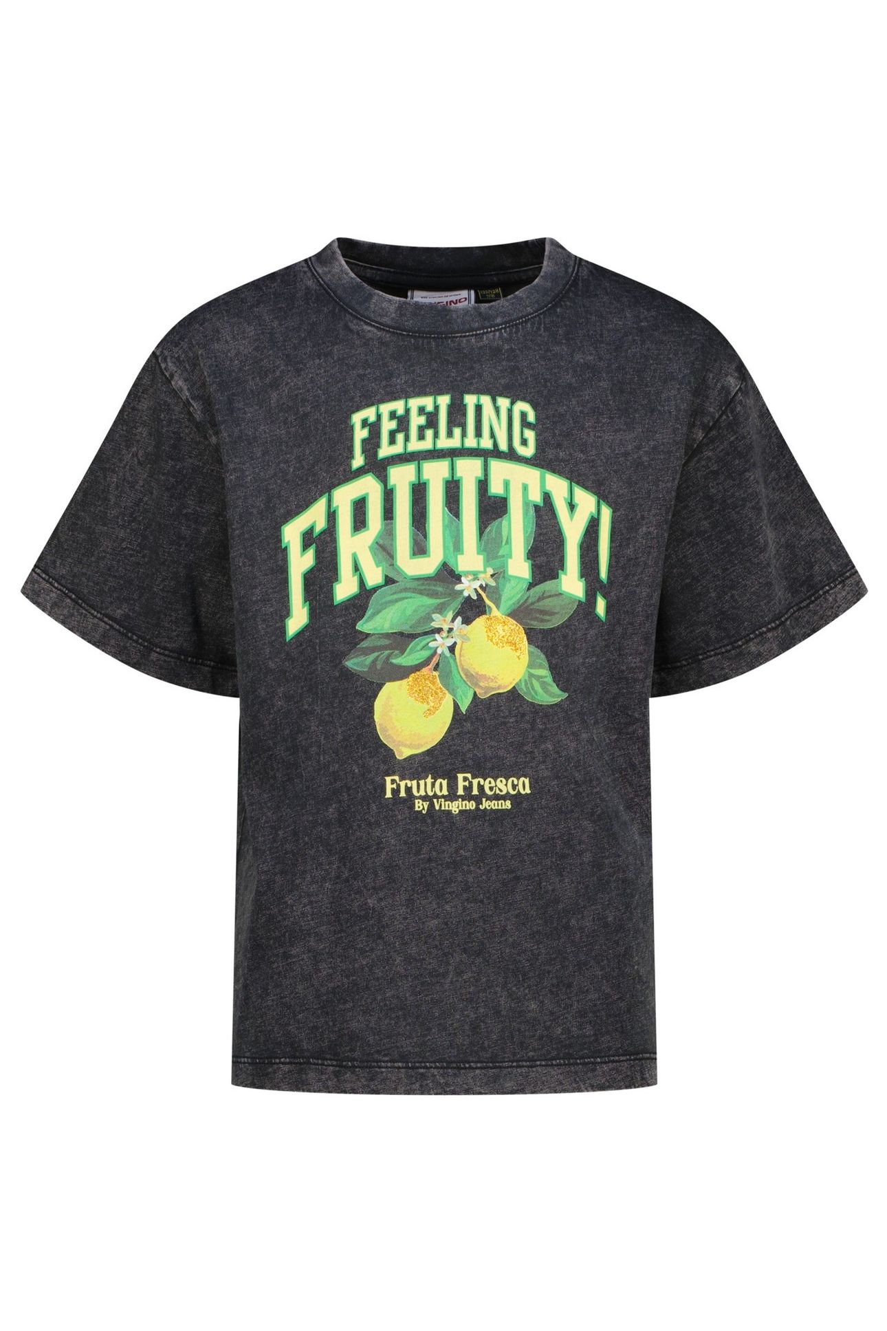 GIRLS HEIKE T-SHIRT WASHED BLACK 1