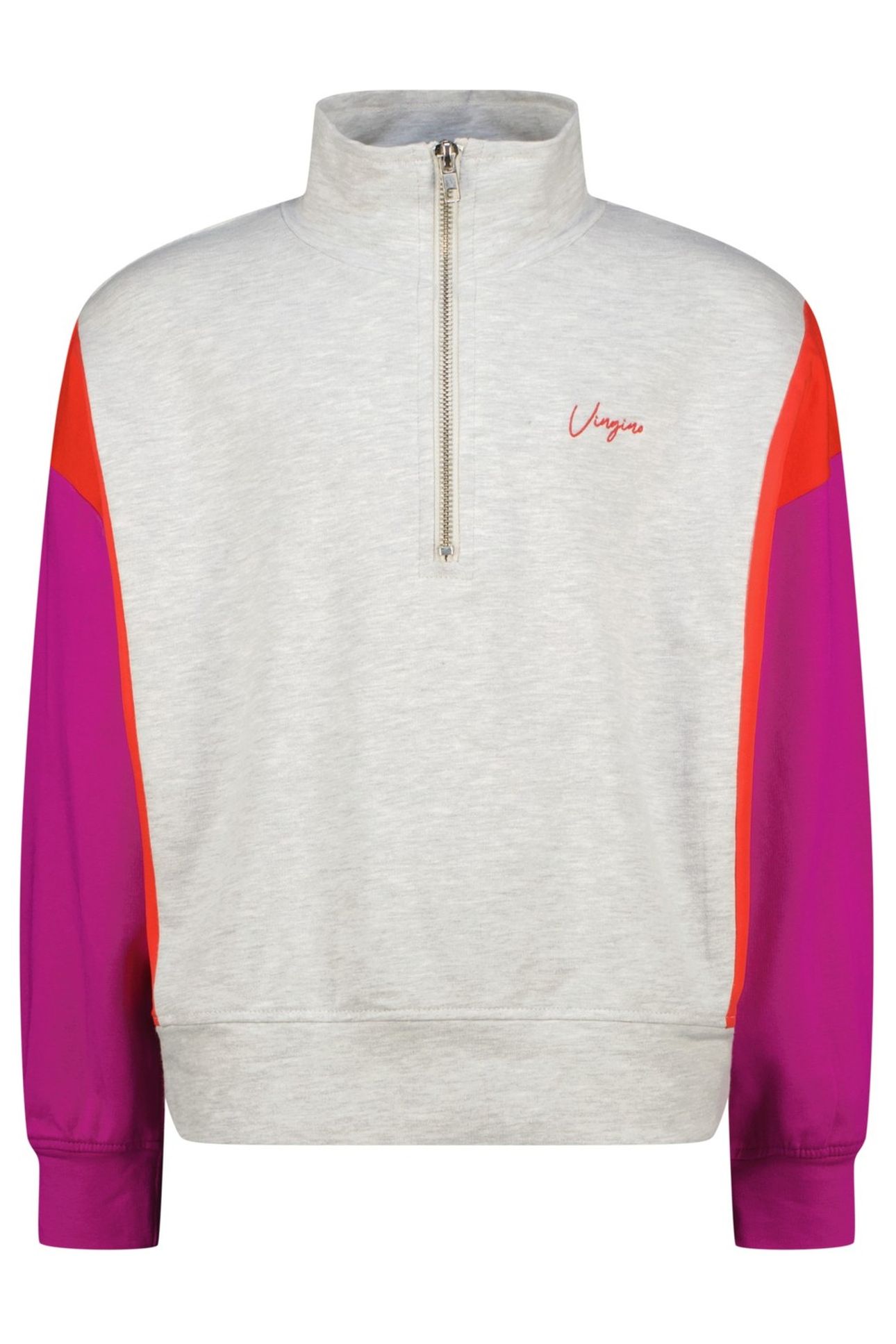 GIRLS NILONE SWEATER LIGHT GREY MELEE 1