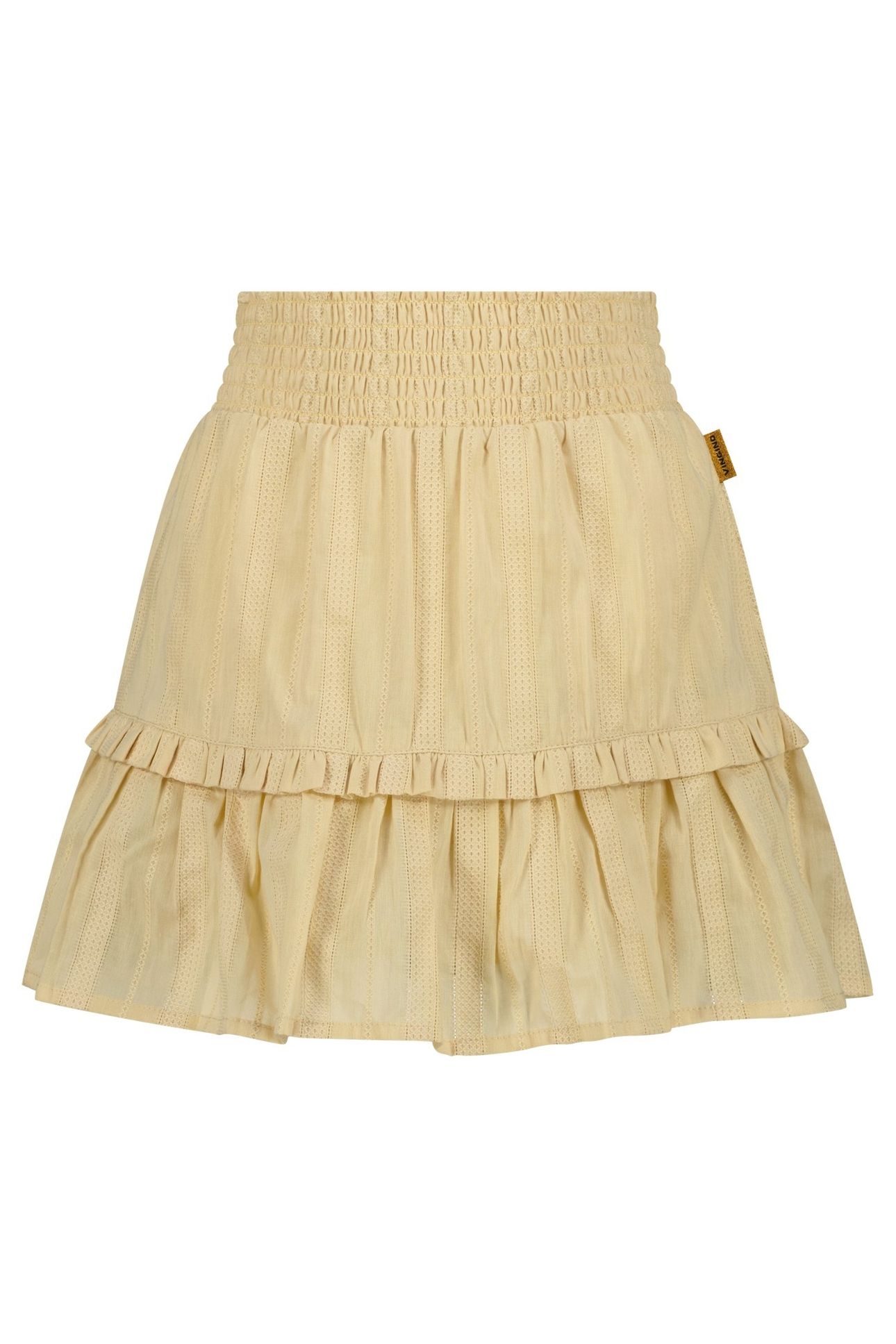 GIRLS QARINA MIDI SKIRT PEBBLE 1
