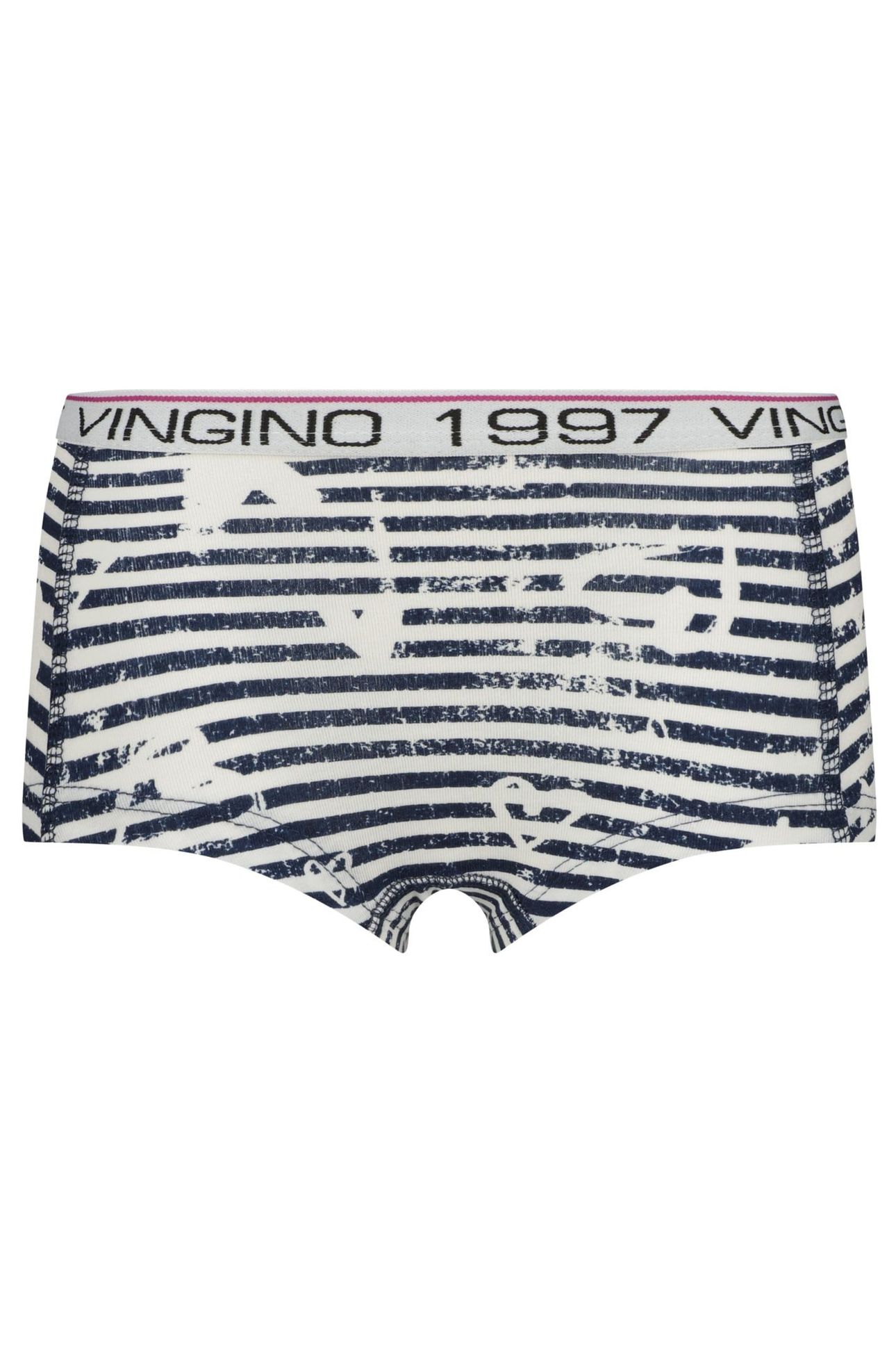 GIRLS G-SO26-5 STRIPE SINGLET SET UNDERWEAR SET DARK BLUE 5
