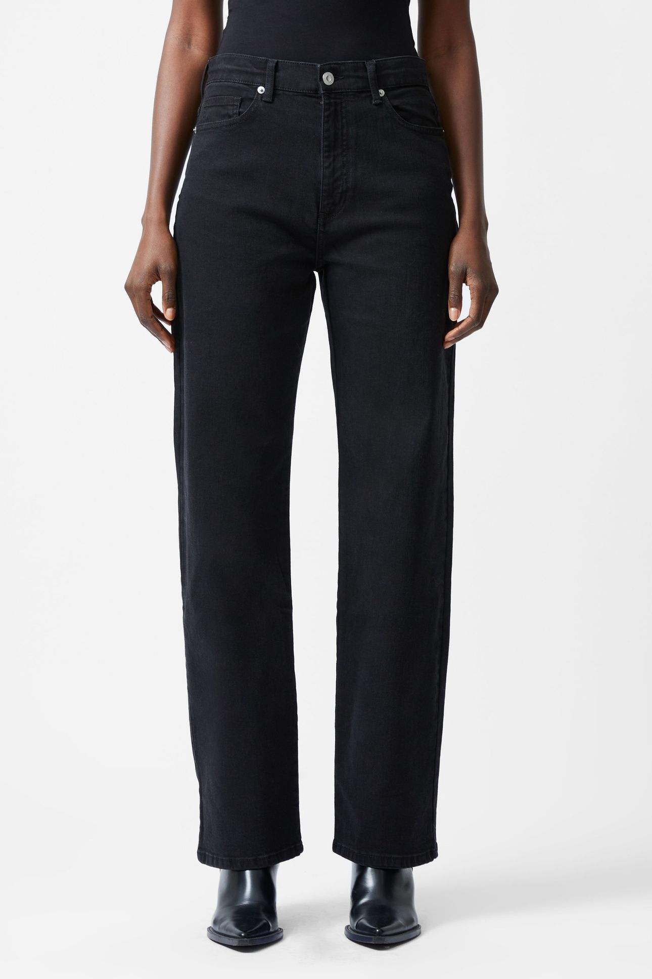 TOMS DENIM BLEACH LINE JEAN JUST BLACK 1