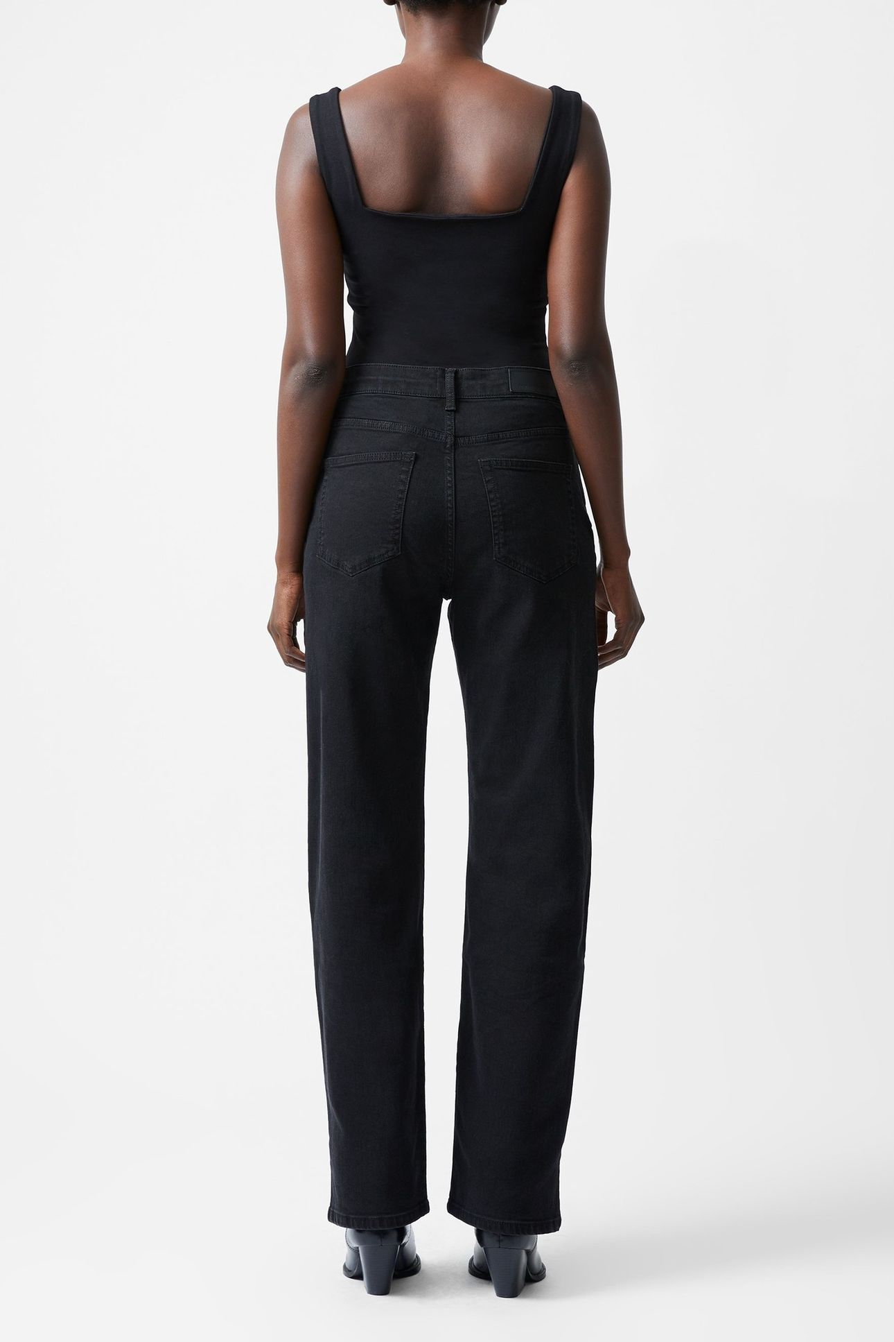 TOMS DENIM BLEACH LINE JEAN JUST BLACK 3
