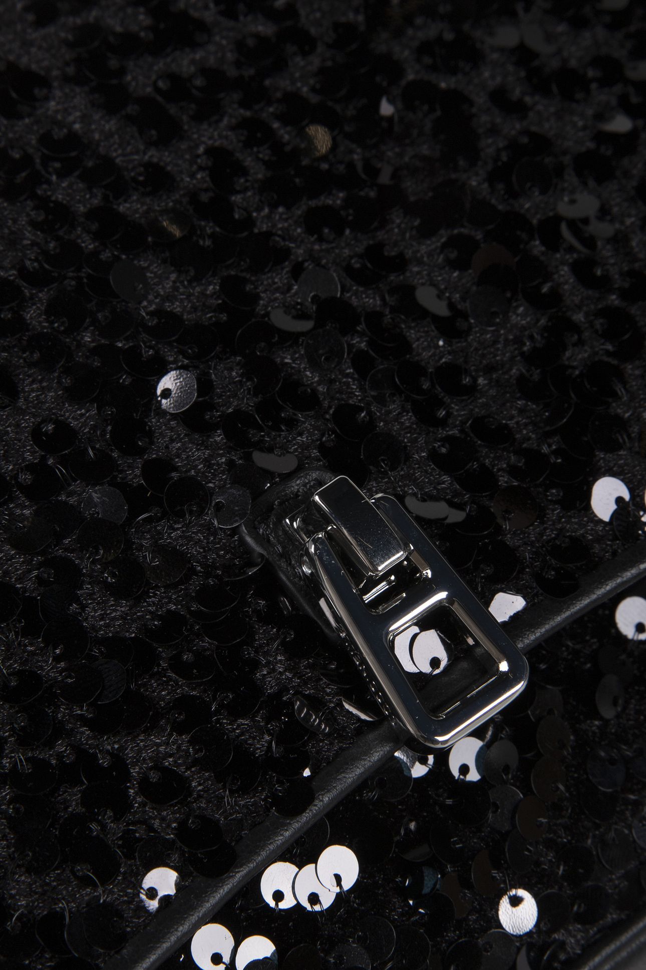 CROSS BODY BAG IN BLACK SEQUIN 5