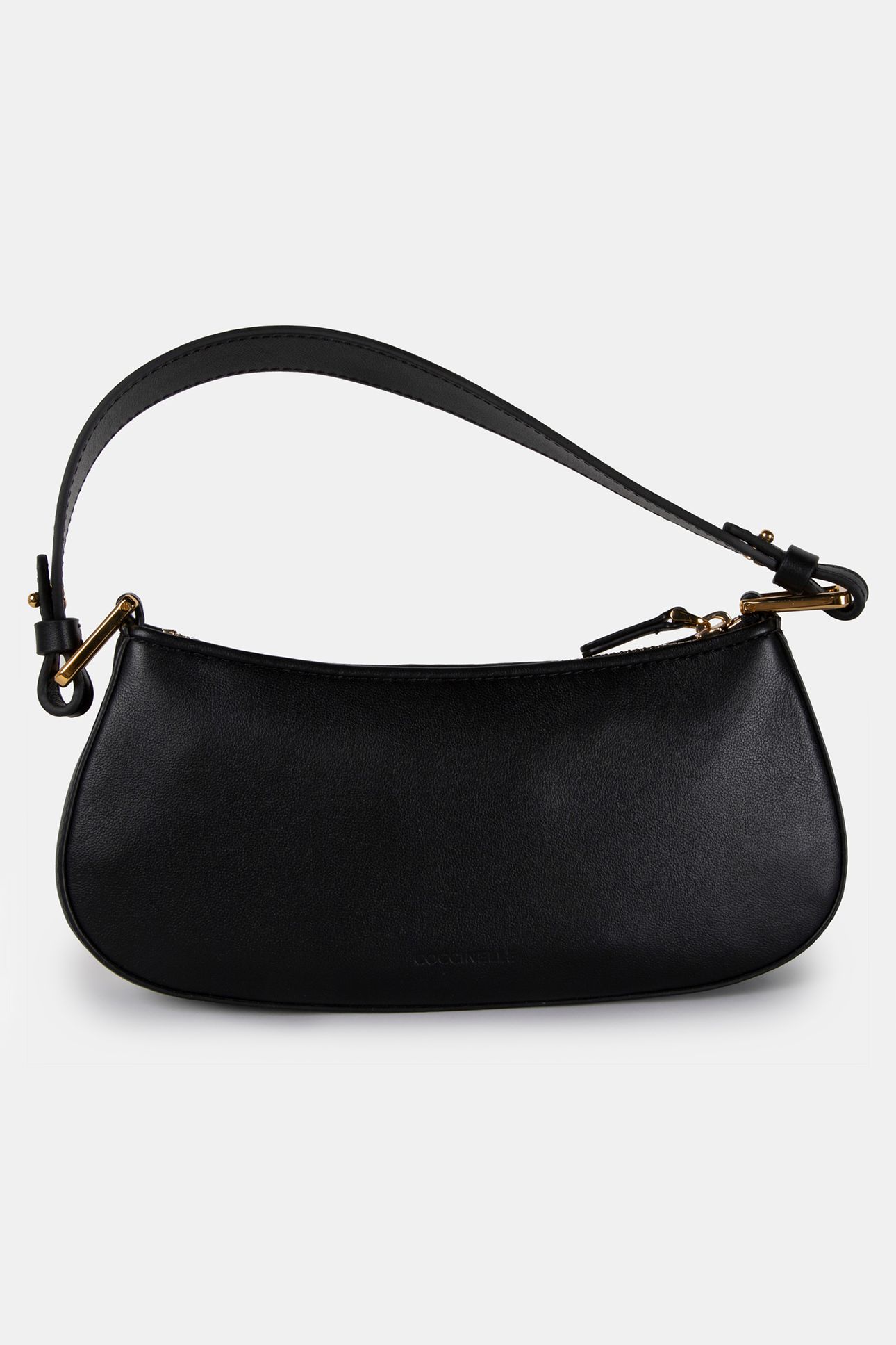 MINI SHOULDER BAG IN LEATHER IN SEQUIN BROWN 4