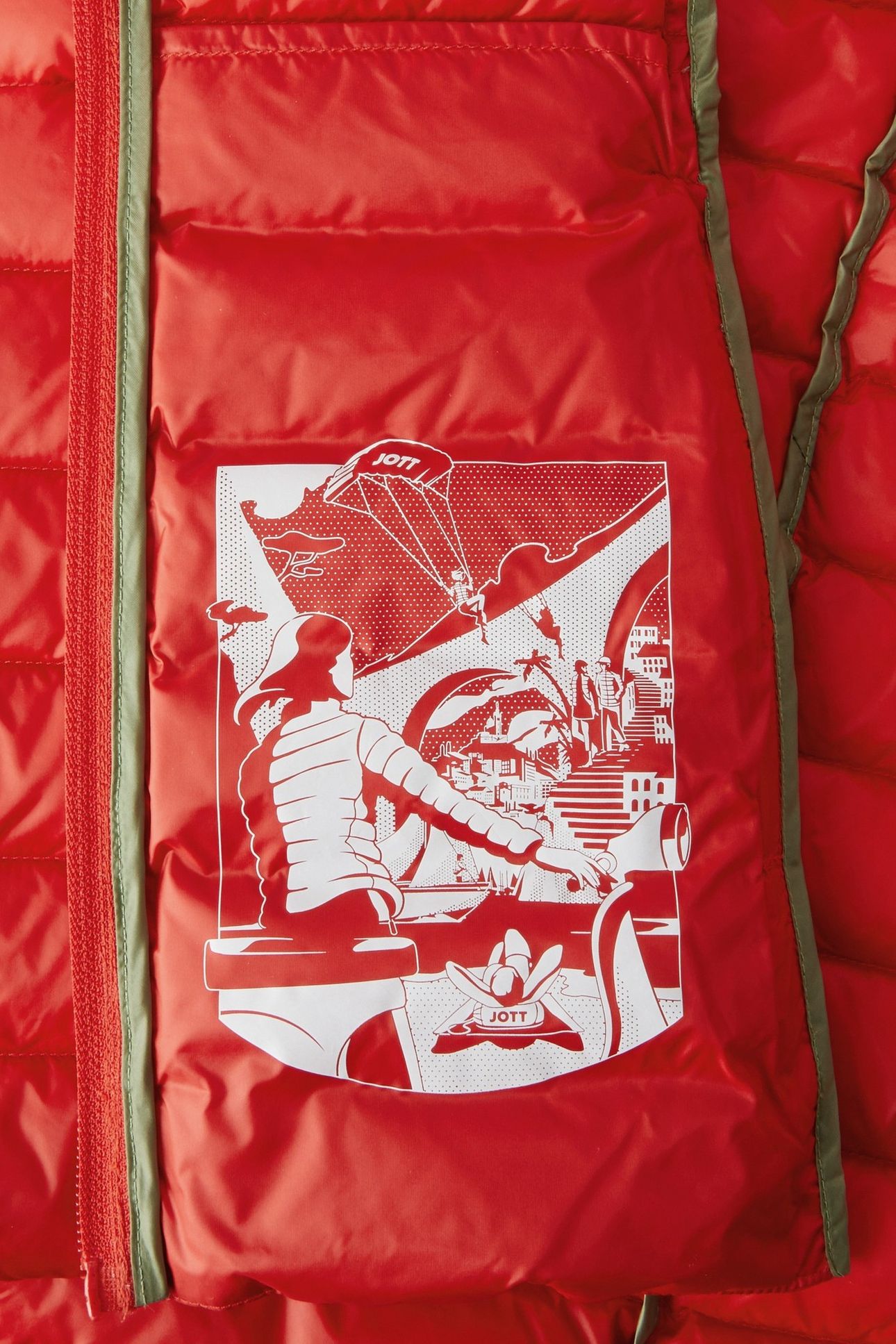 NICO DOWN JACKET FIRE RED 8