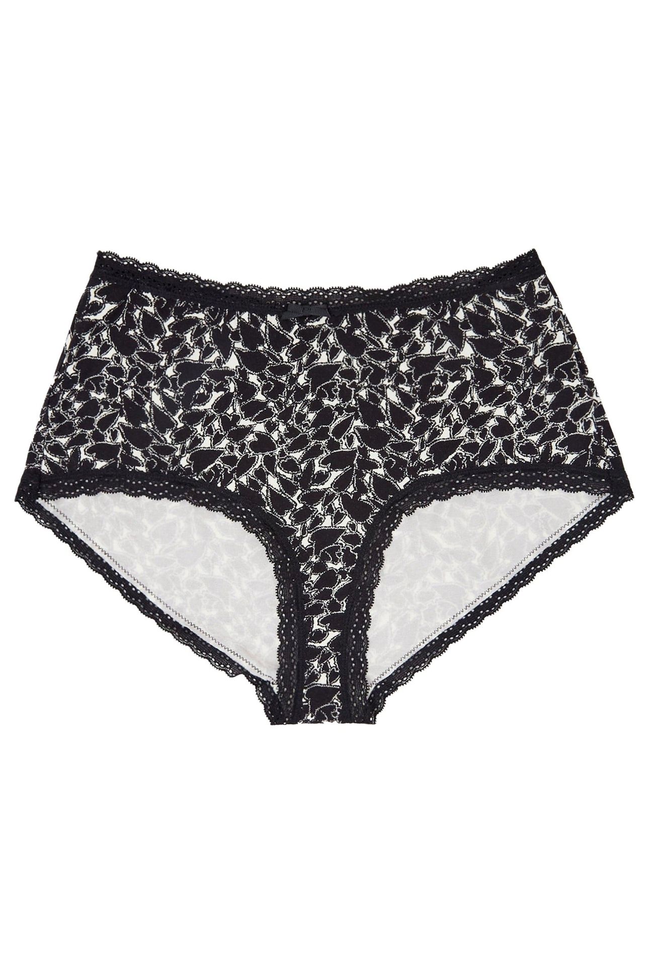 HIGH WAISTED SHORTIE BLACK MULTI 1