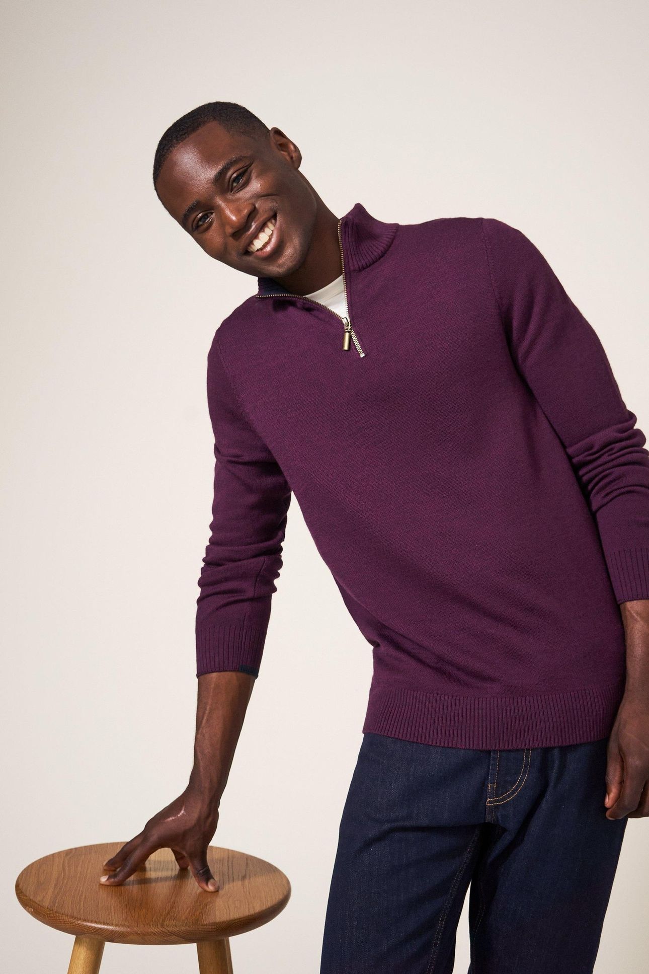 NEWPORT MERINO FUNNEL MID PLUM 7