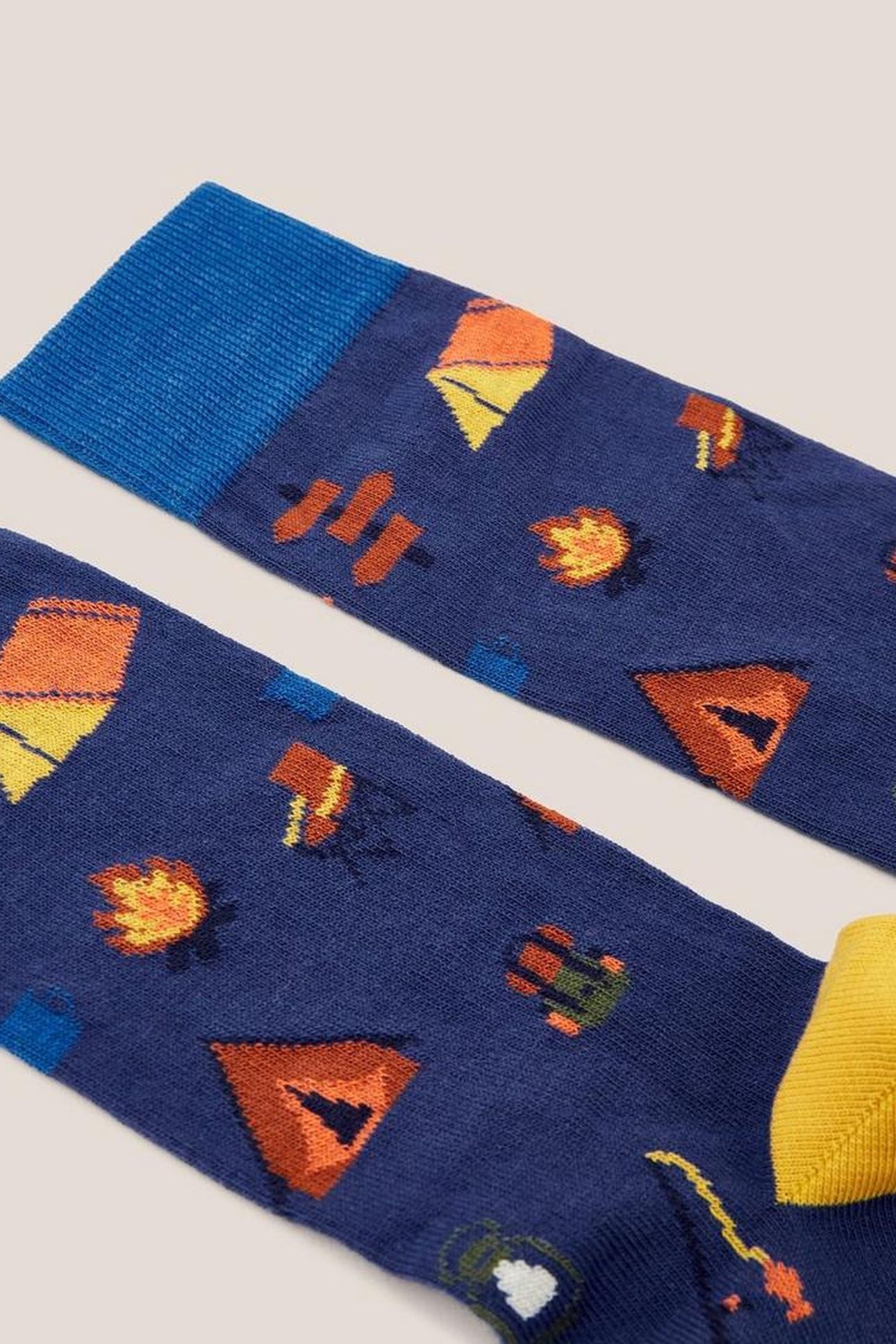 CAMPSITE ANKLE SOCK NAVY MULTI 2