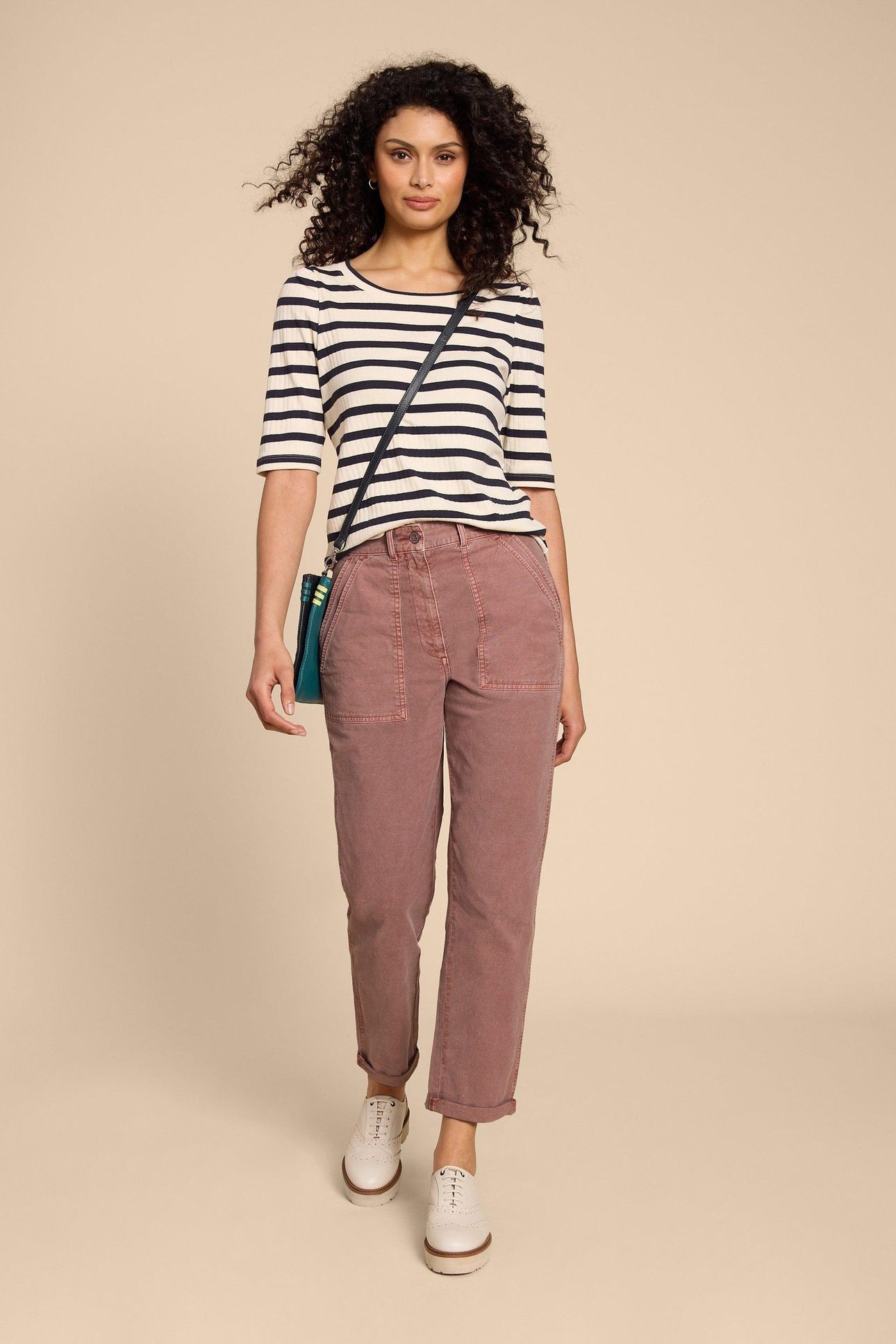 TWISTER CHINO TROUSER DUSTY PINK 2