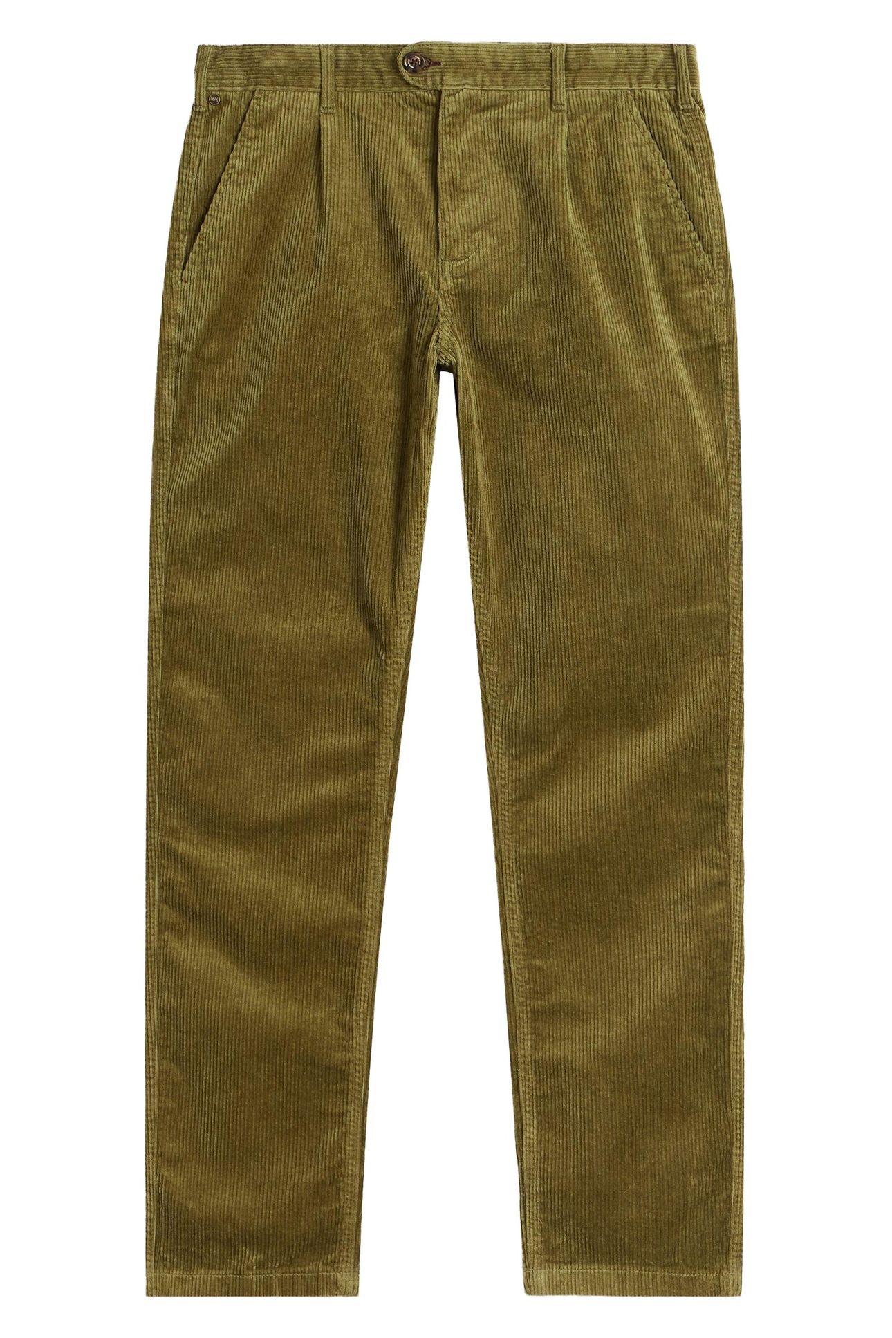 KIMBER CORD TROUSER KHAKI GREEN 2