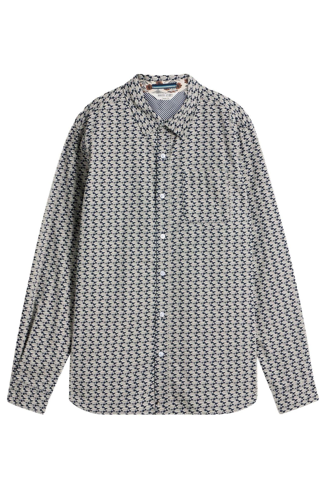 FISH PRINTED SHIRT NAVY MULTI 4
