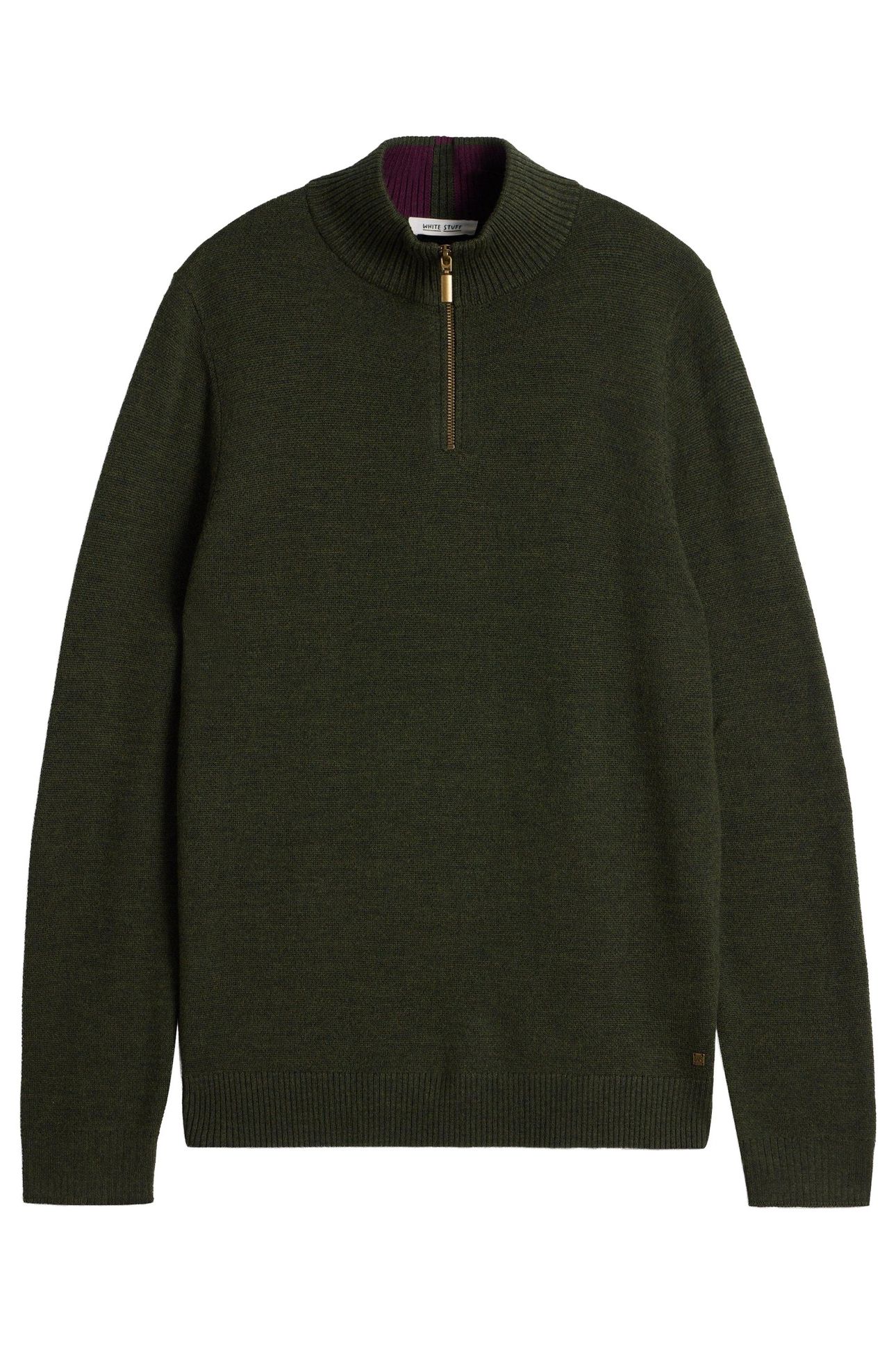 NEWPORT MERINO FUNNEL DARK GREEN 3