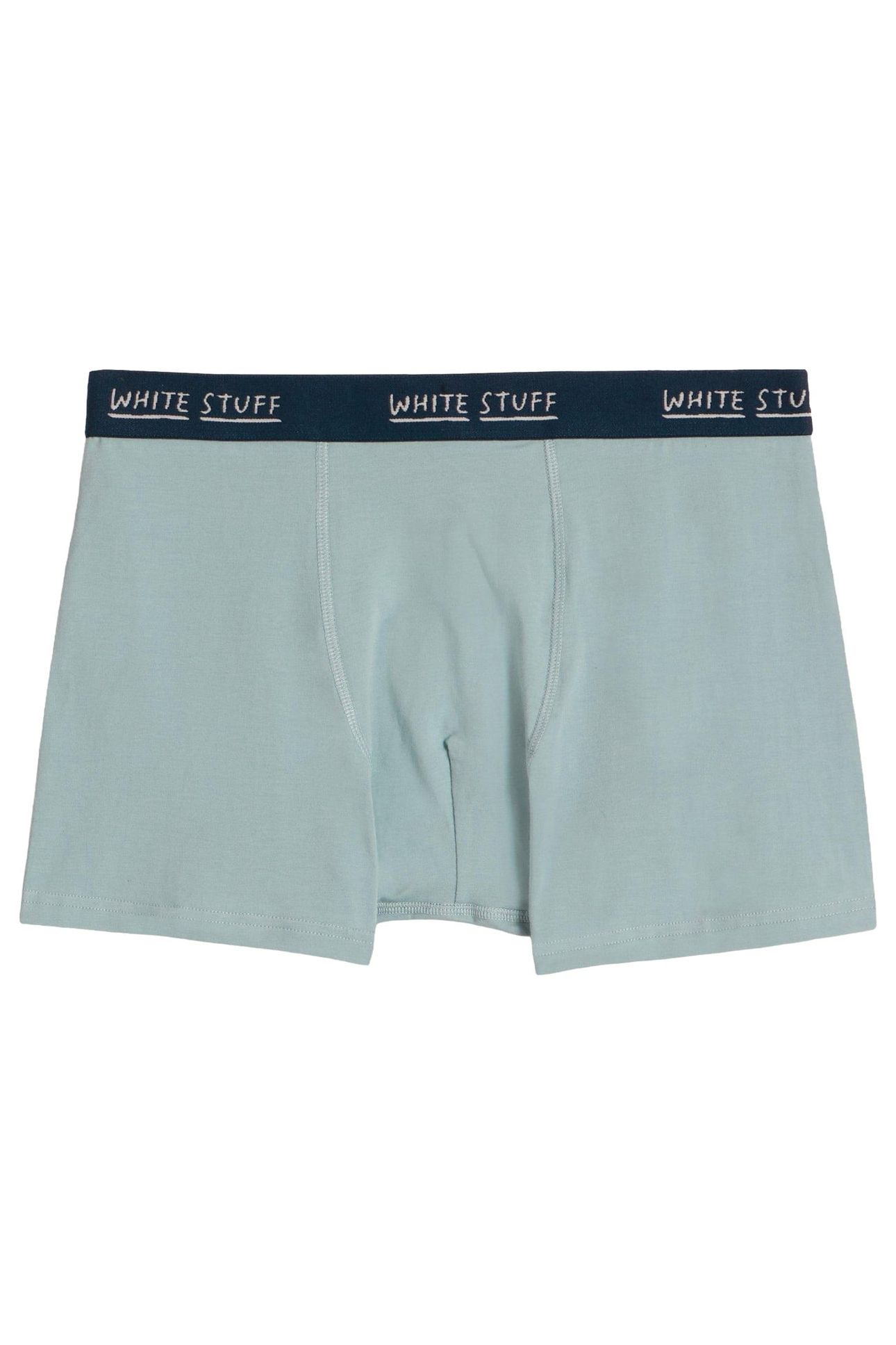 2PACK BOXERS - PLAIN & STRIPE BLUE MULTI 1