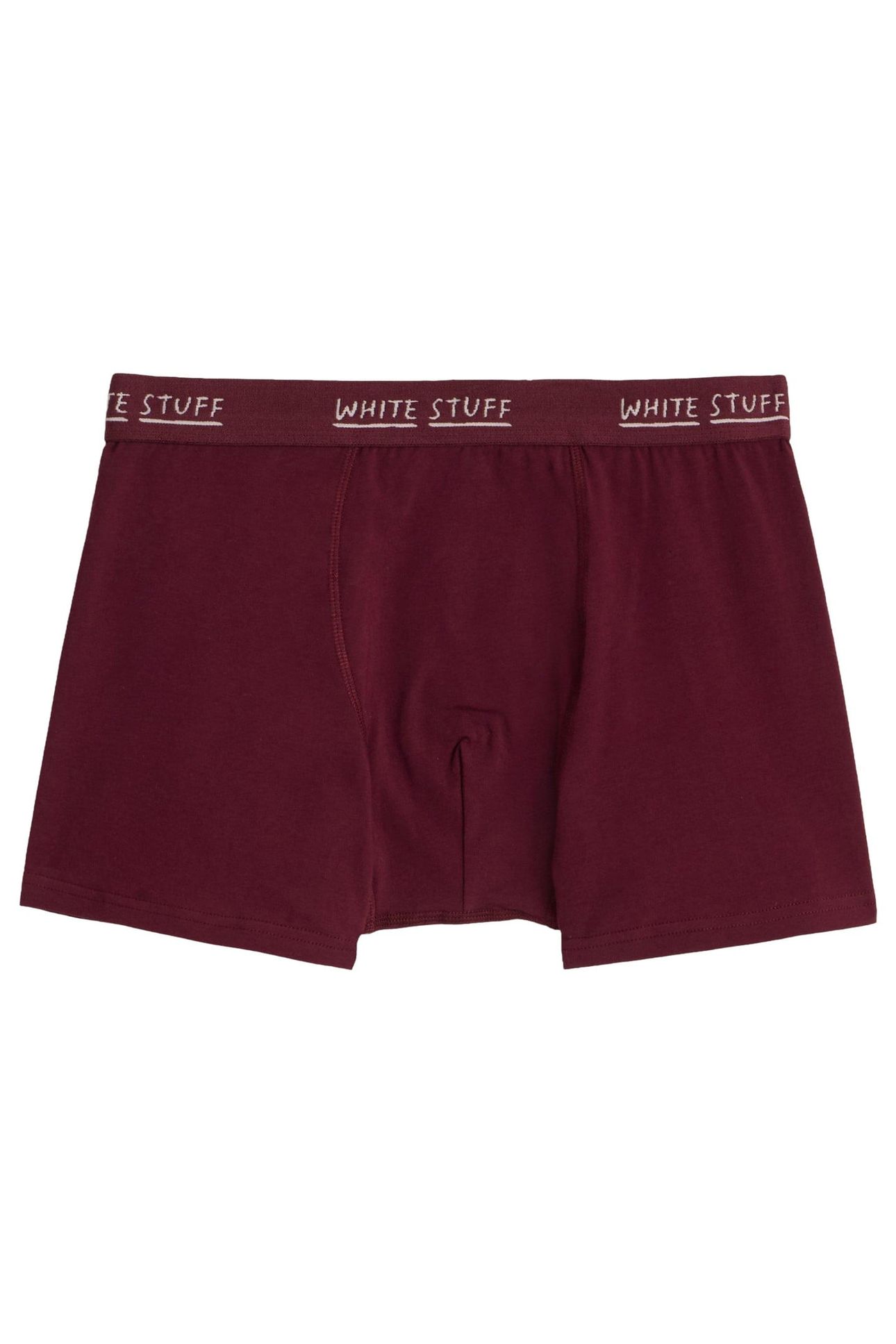 2PACK BOXERS - PLAIN & STRIPE PLUM MULTI 1