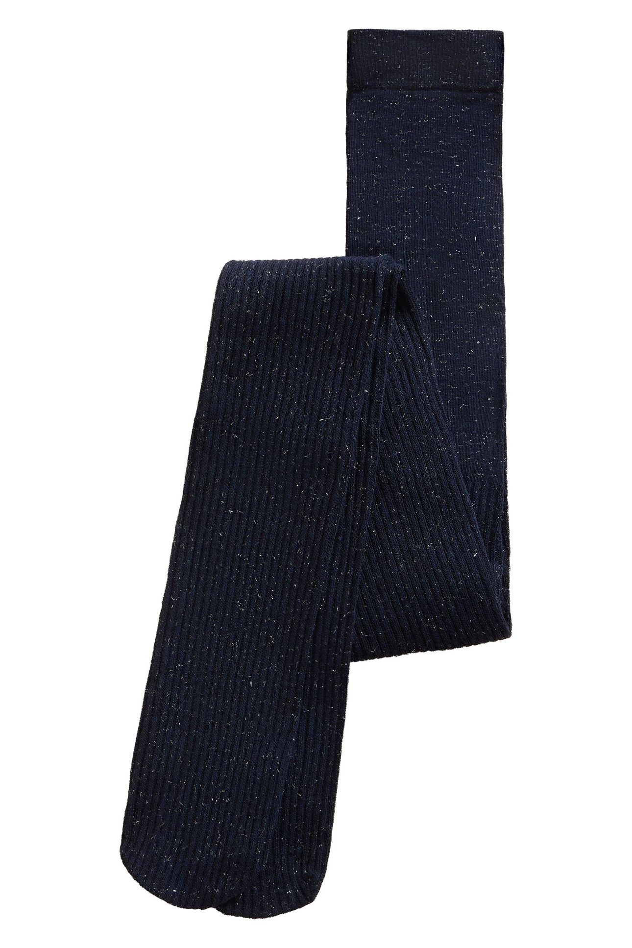 SASHA SPARKLE RIBBED TIGHTS DARK NAVY 1