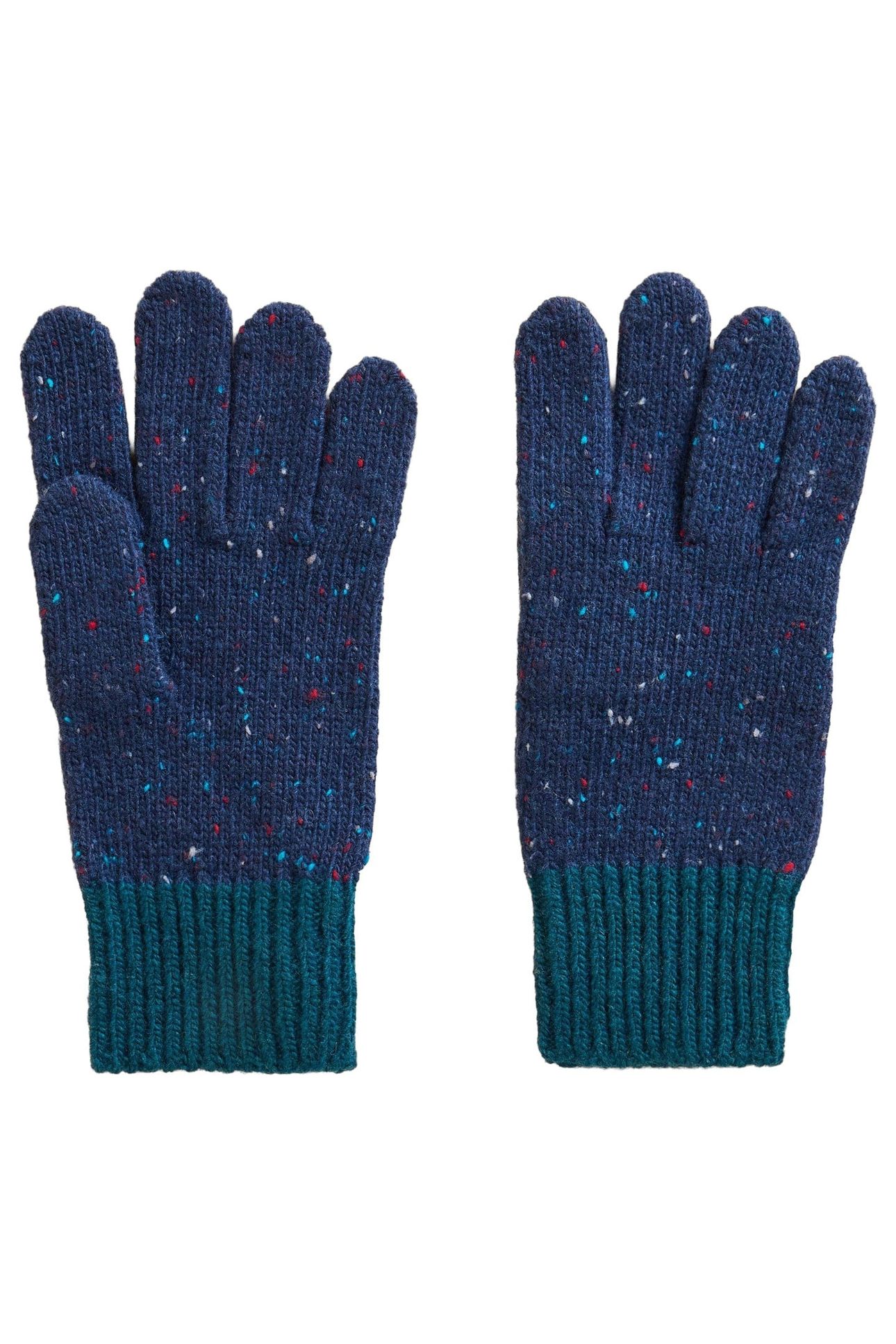 ALBIE KNIT GLOVES NAVY MULTI 1