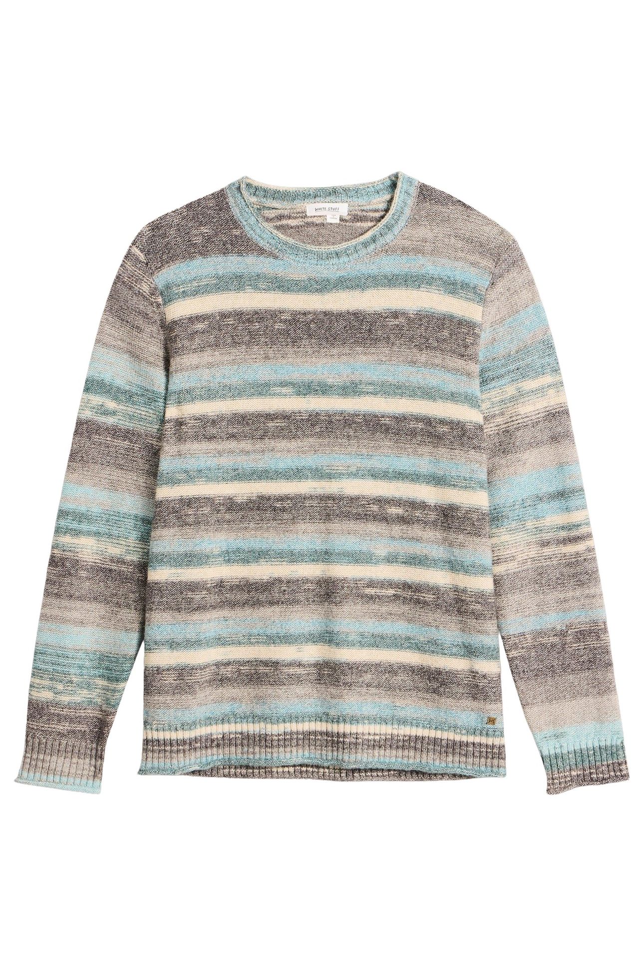 SPACEDYE KNITTED JUMPER BLUE MULTI 4