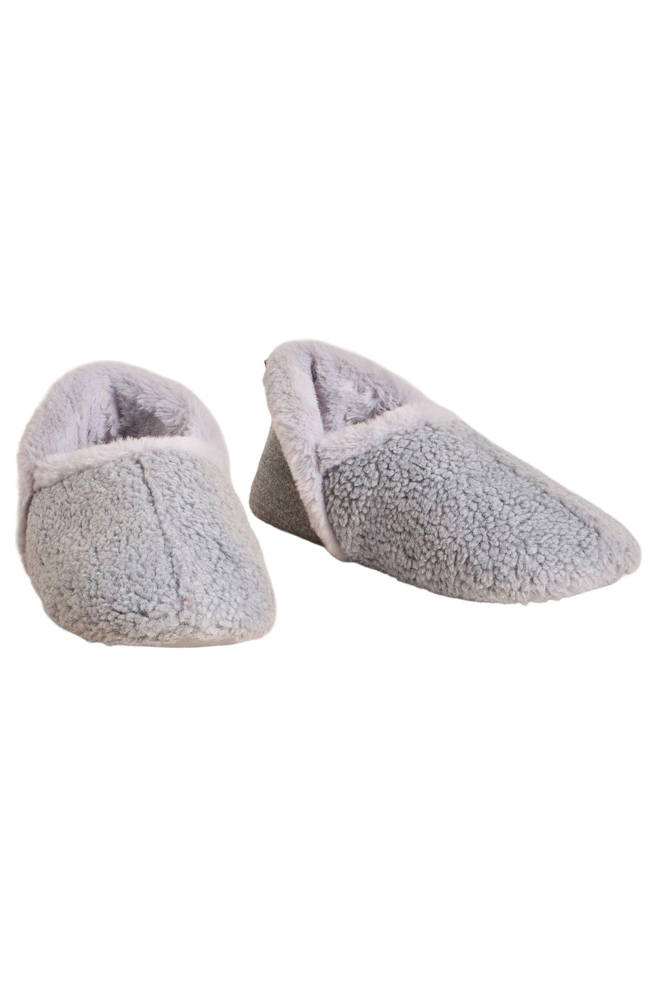 REYA CLOSED BACK SLIPPER MID GREY 3