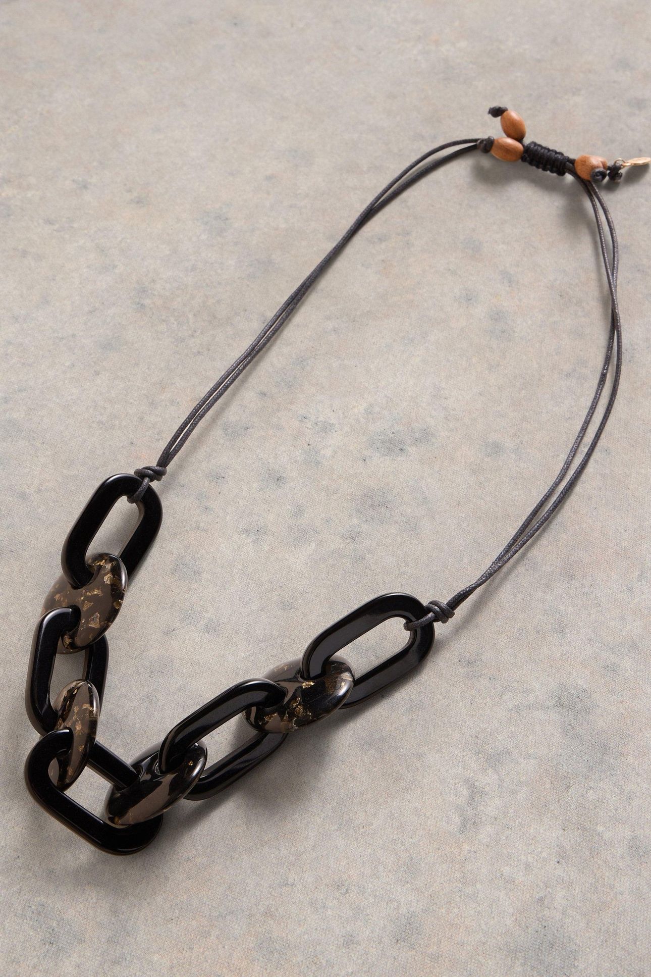 IVY CHAIN NECKLACE BLACK MULTI 1