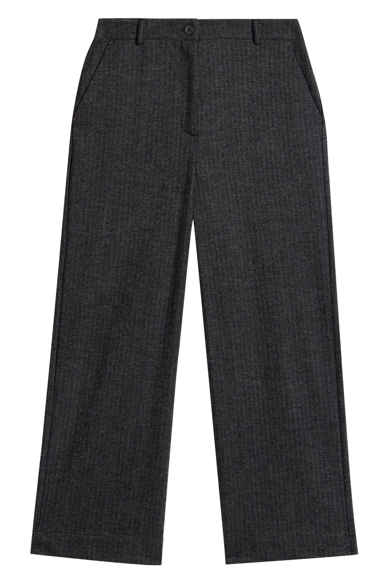BELLE TWEEDY WIDE LEG TROUSER BLACK MULTI 4