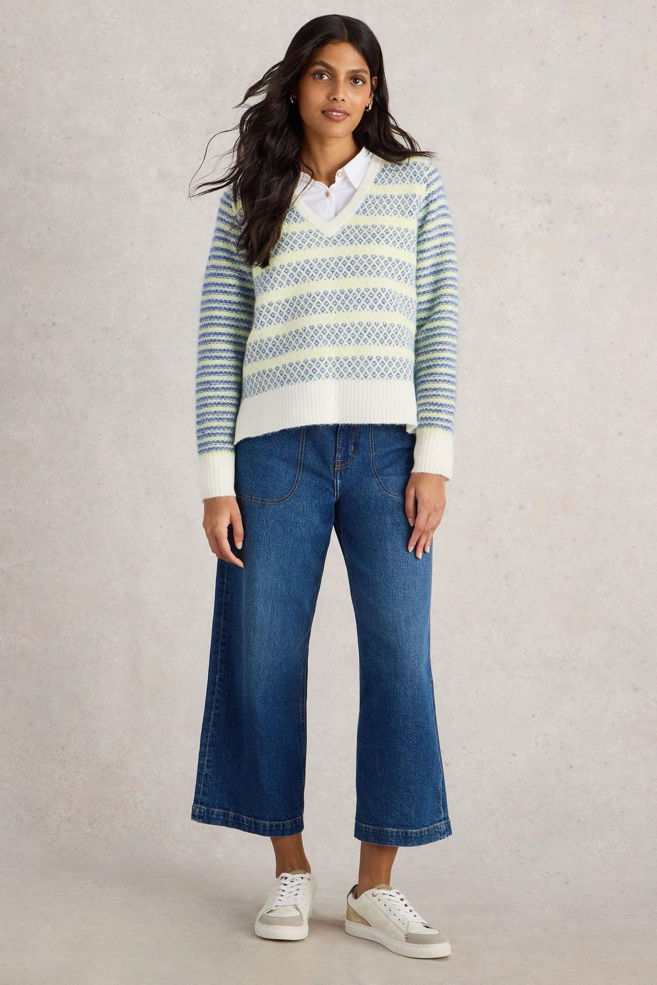 SAMMY STRIPE JUMPER BLUE MULTI 2