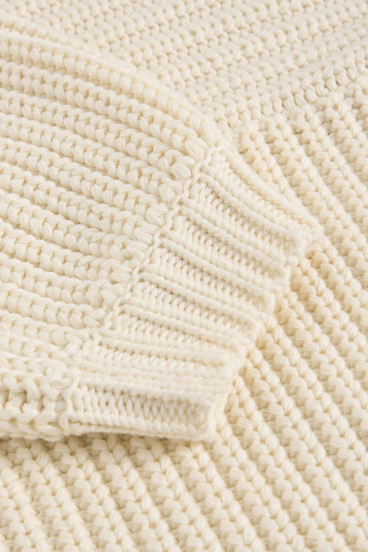 MARLEY MIX COTTON JUMPER PALE IVORY 5