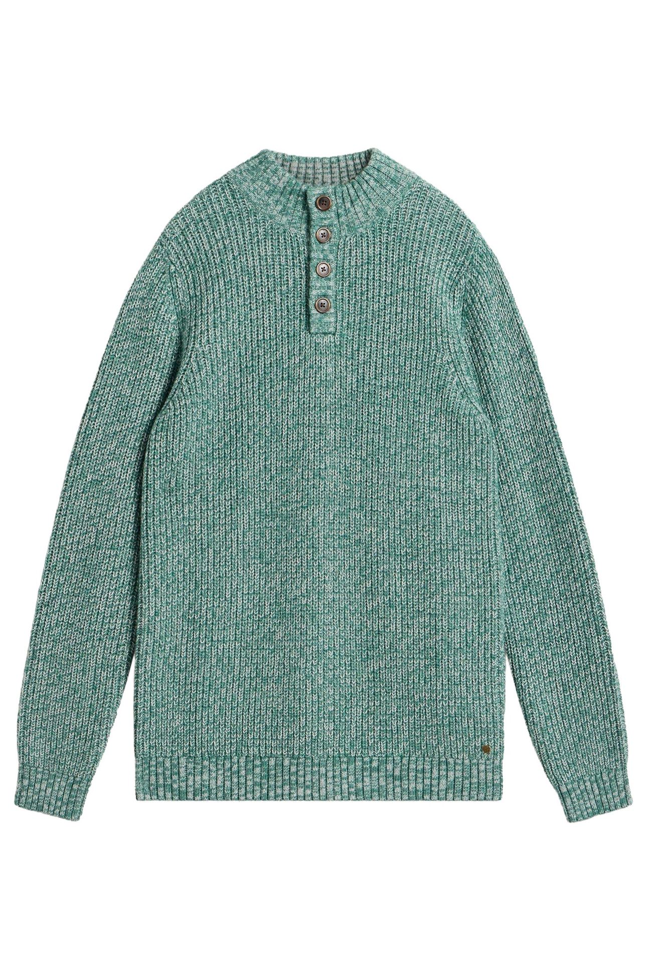 RYE TWISTED BUTTON NECK GREEN MULTI 3