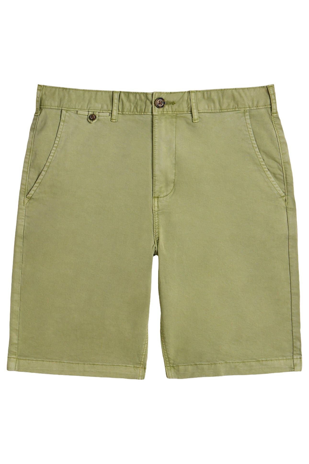 SUTTON ORGANIC CHINO SHORT LIGHT GREEN 3