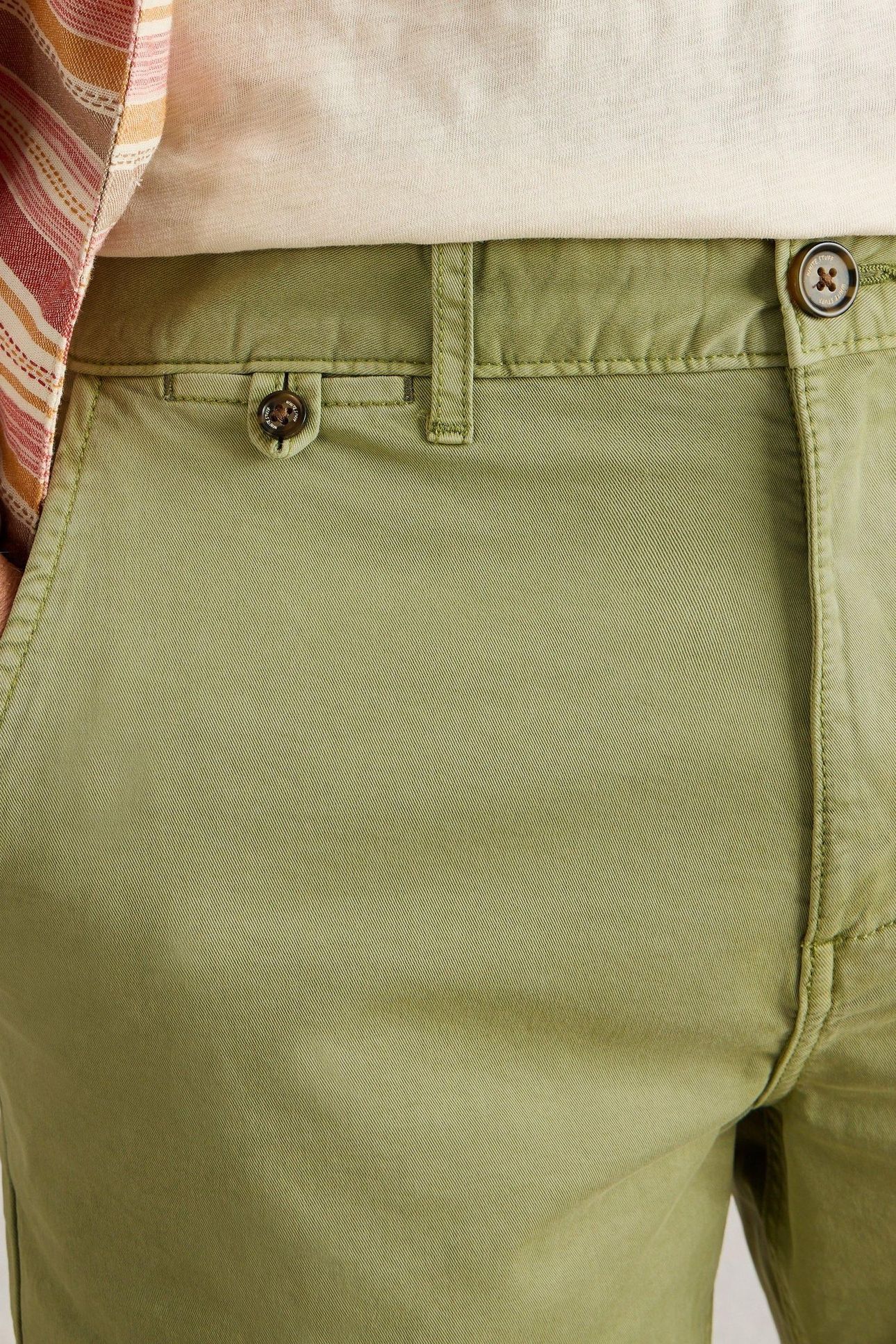SUTTON ORGANIC CHINO SHORT LIGHT GREEN 6