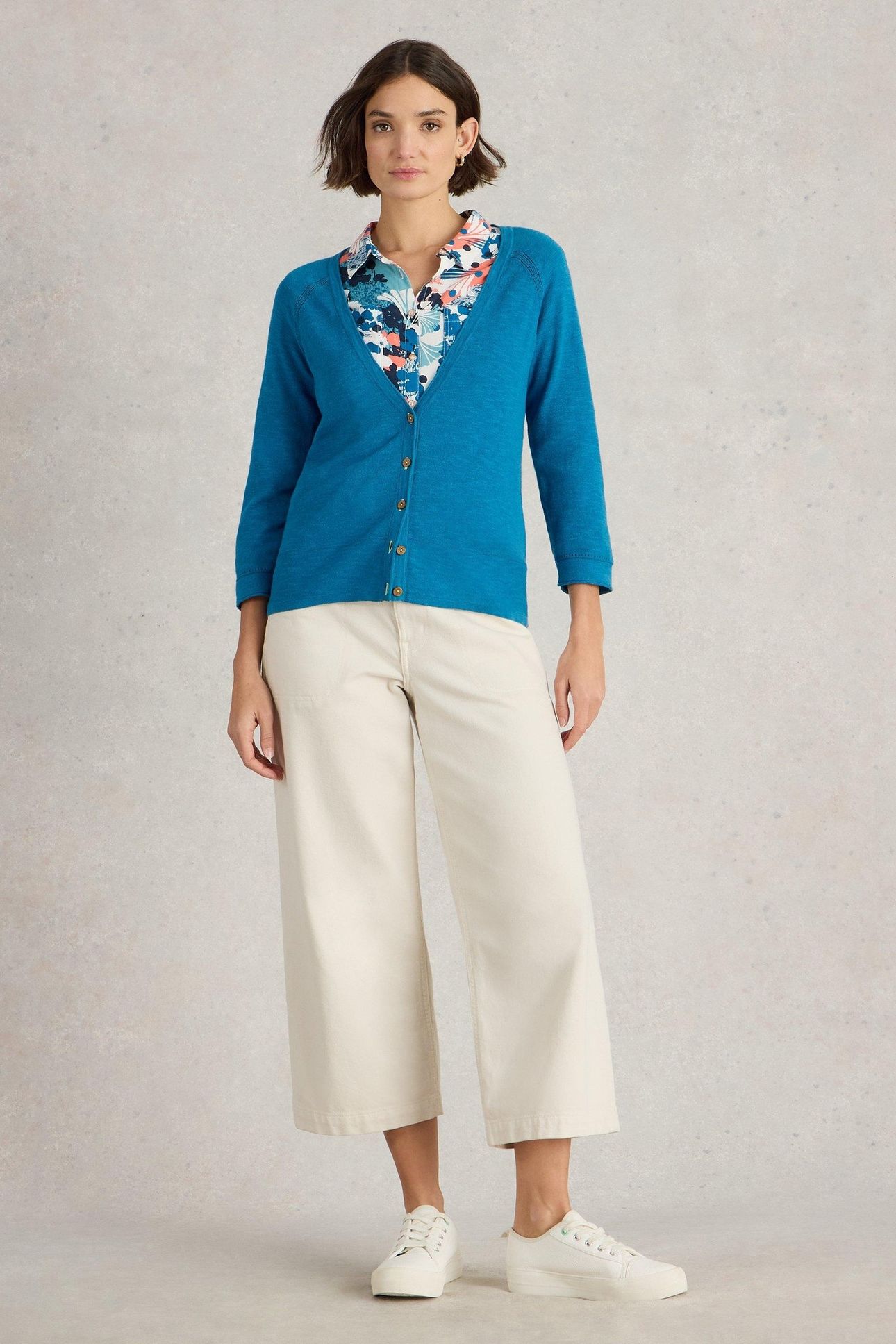 NARIA CARDI BRIGHT BLUE 2