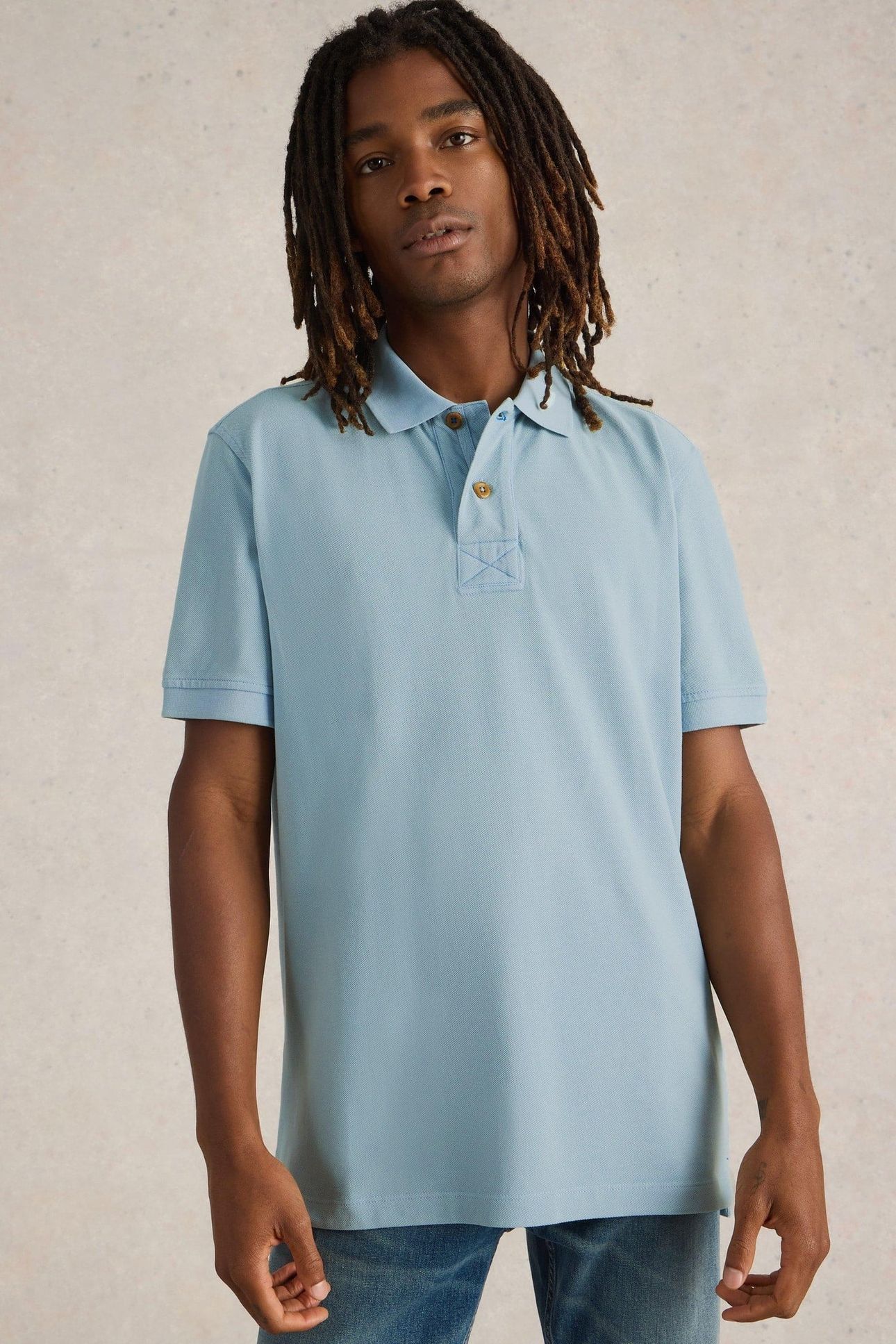 UTILITY POLO DUSTY BLUE 1