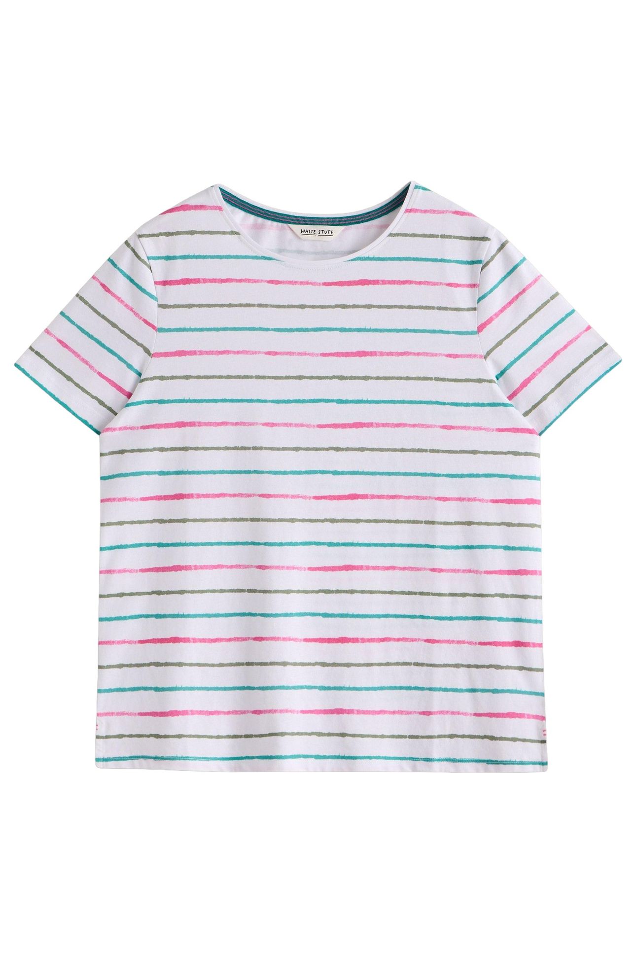 ABBIE TEE WHITE MULTI 3