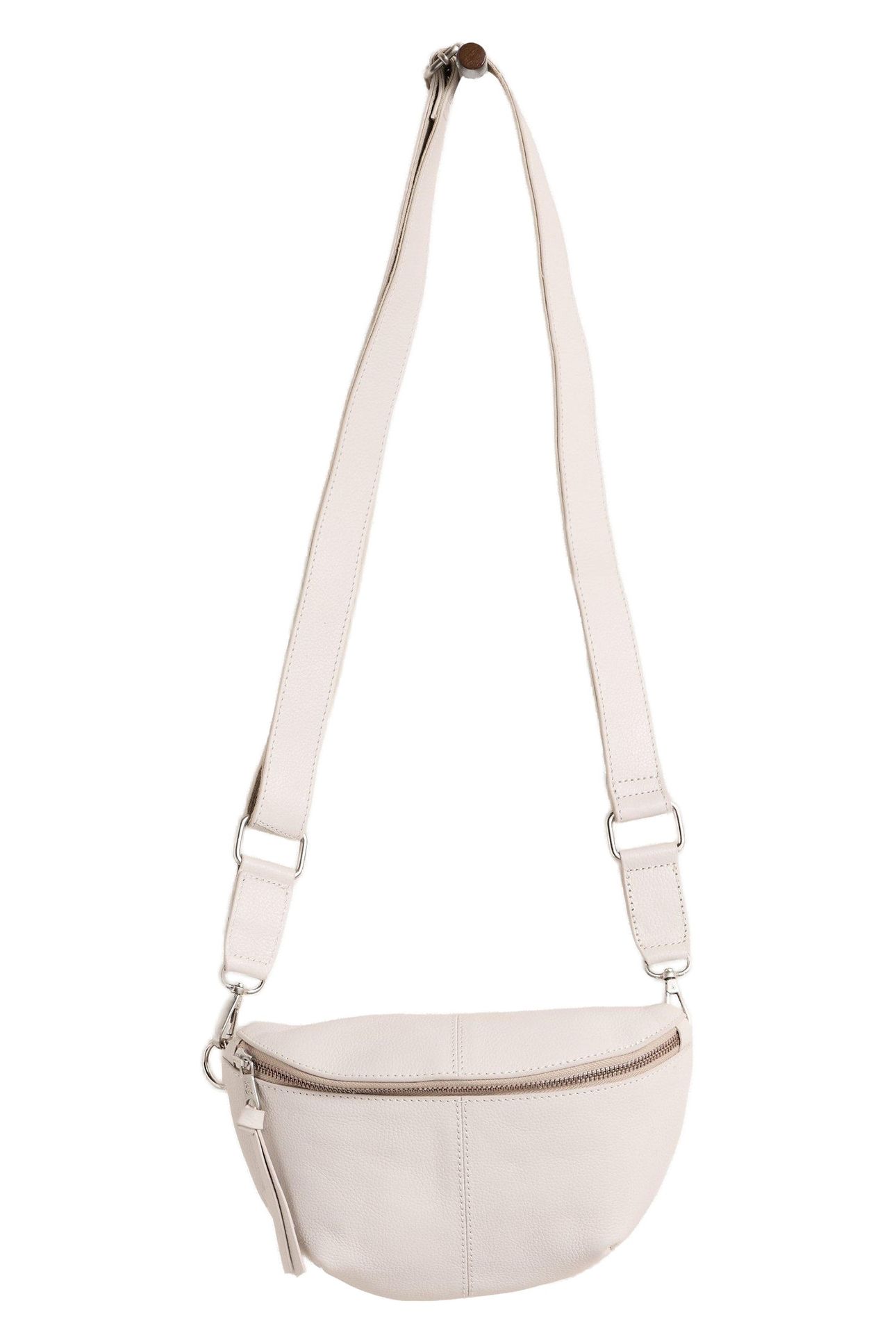 MINI SEBBY LEATHER SLING BAG PALE IVORY 2