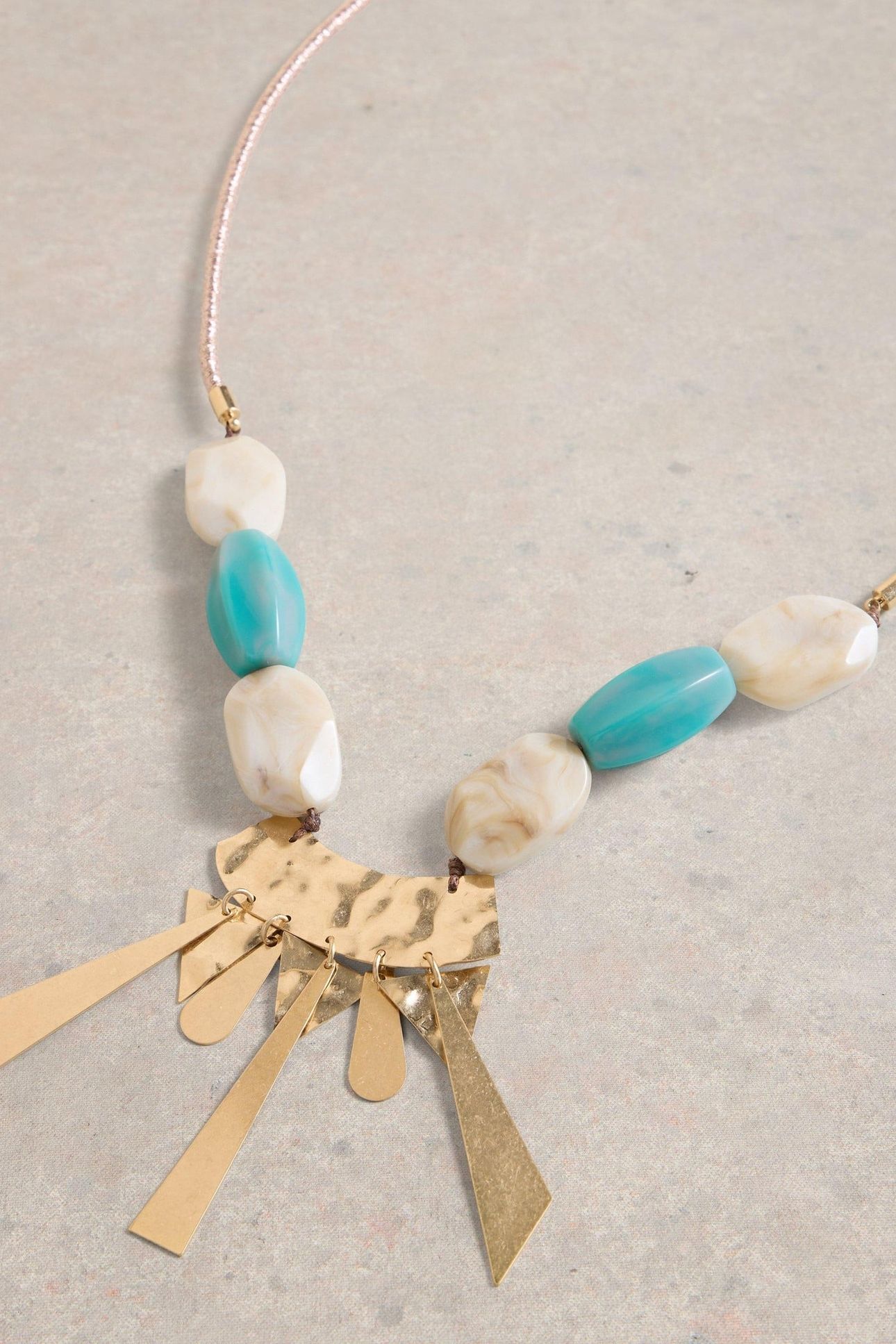 CHERRY MULTI BEAD NECKLACE NATURAL MULTI 1