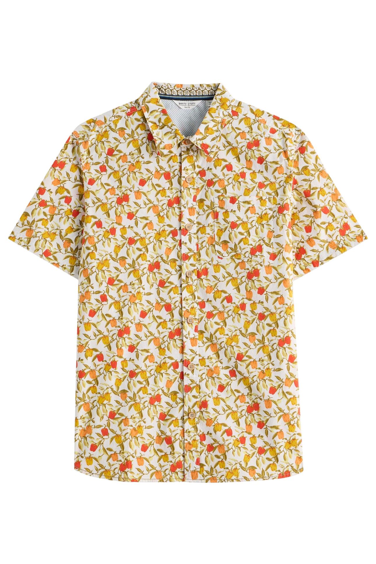 SALCOMBE PEPPERS PRINTED SHIRT WHITE PRINT 4