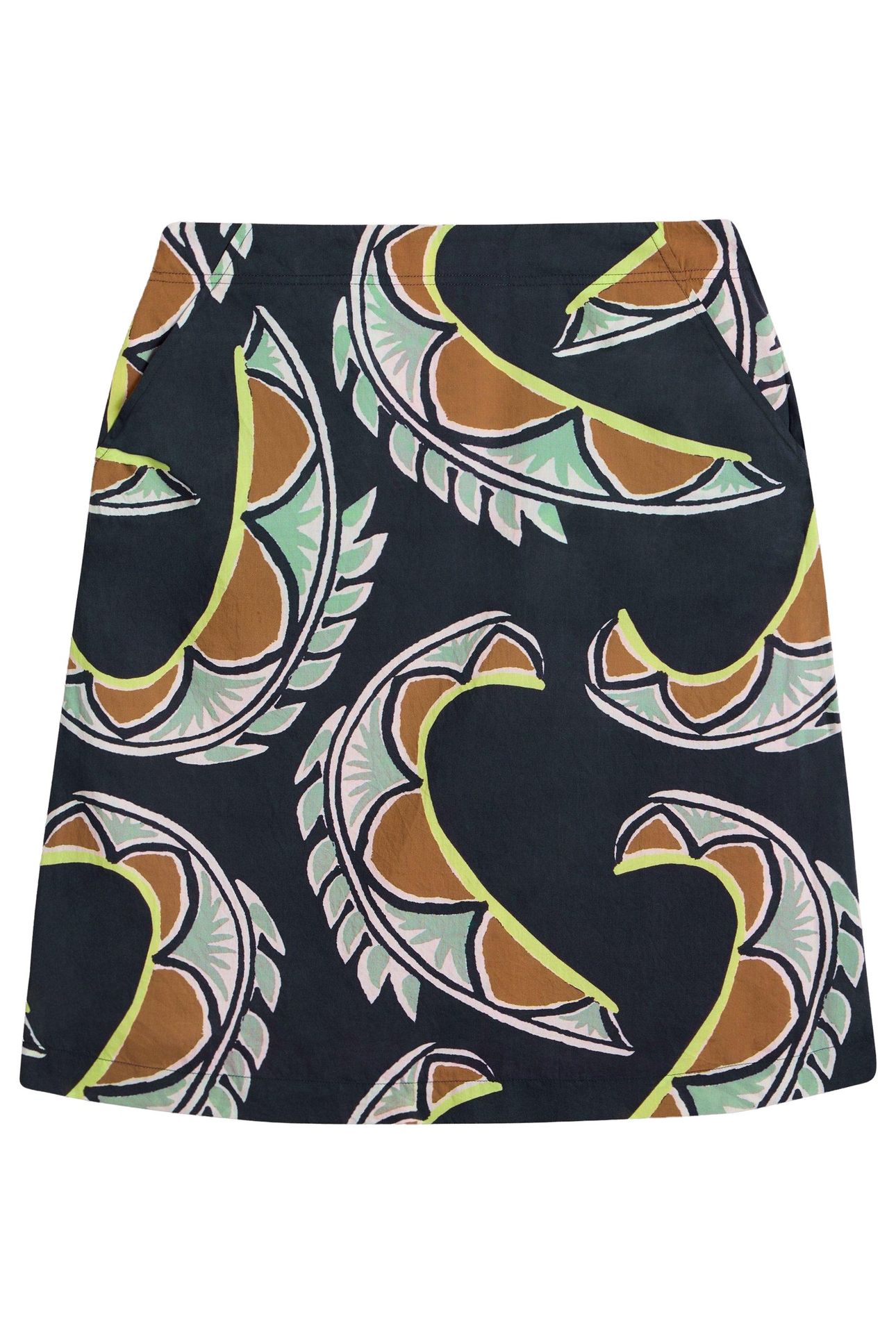 NELL REVERSIBLE SKIRT CORAL MULTI 3