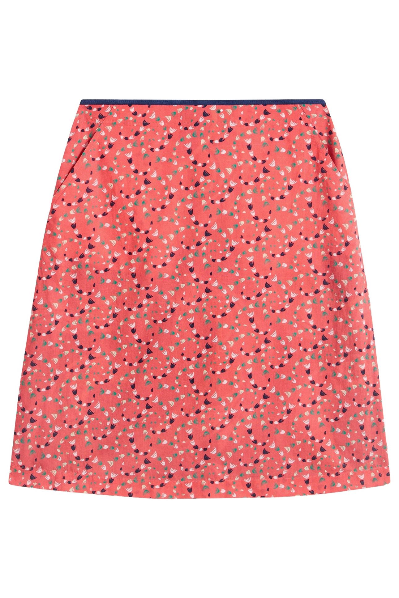 NELL REVERSIBLE SKIRT CORAL MULTI 4